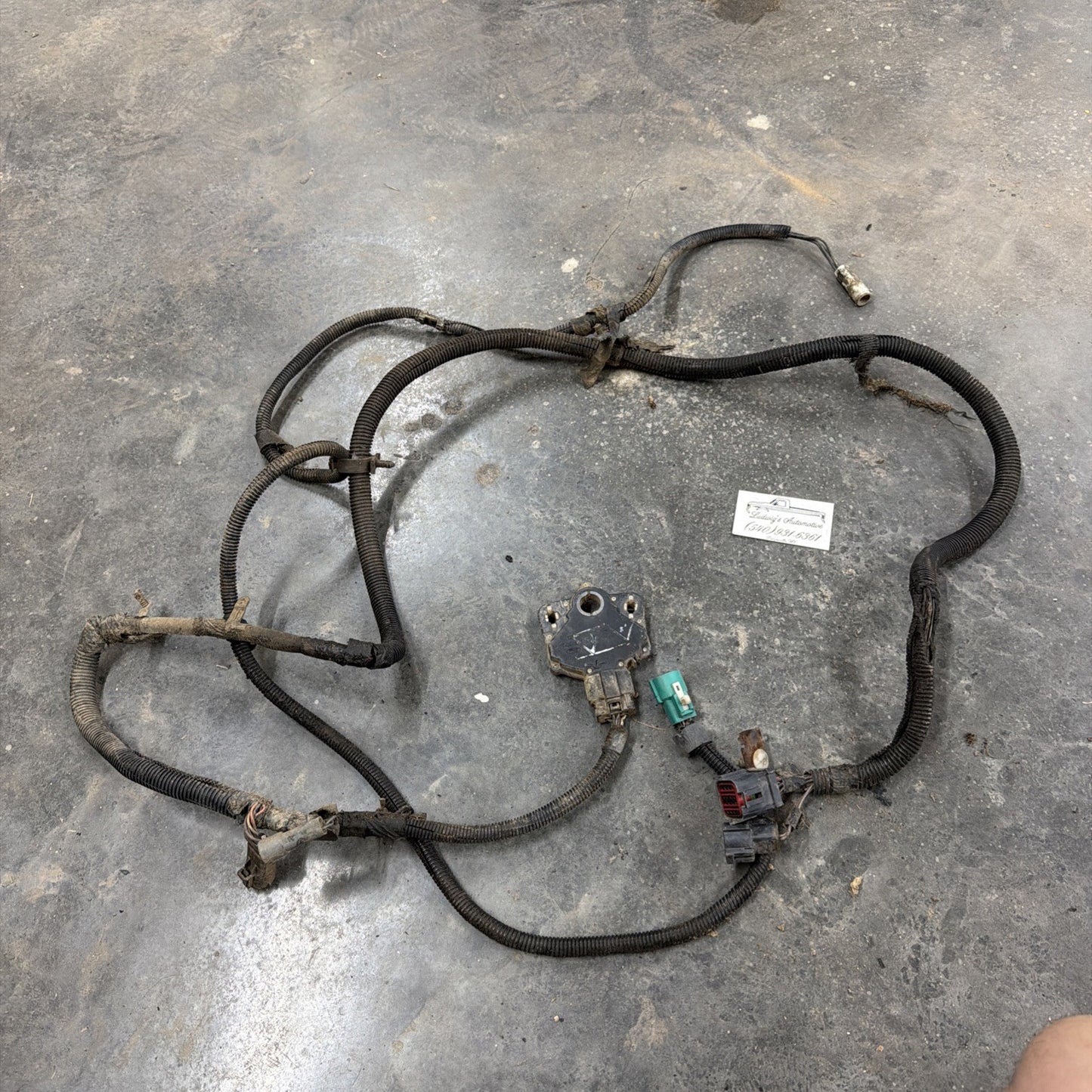1995-1997 Ford 7.3 F250 F350 Diesel E4OD Auto Transmission Wiring Harness 4wd