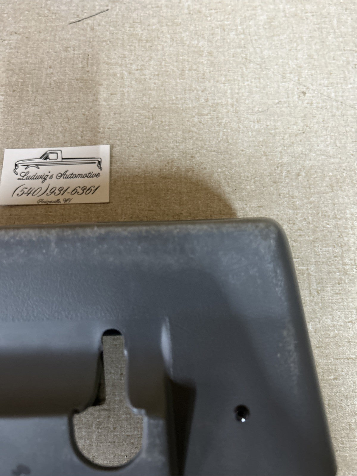 92-96 OBS Cup Holder Storage Bench Seat Opal Gray OEM F 150 F250 F350 Bronco