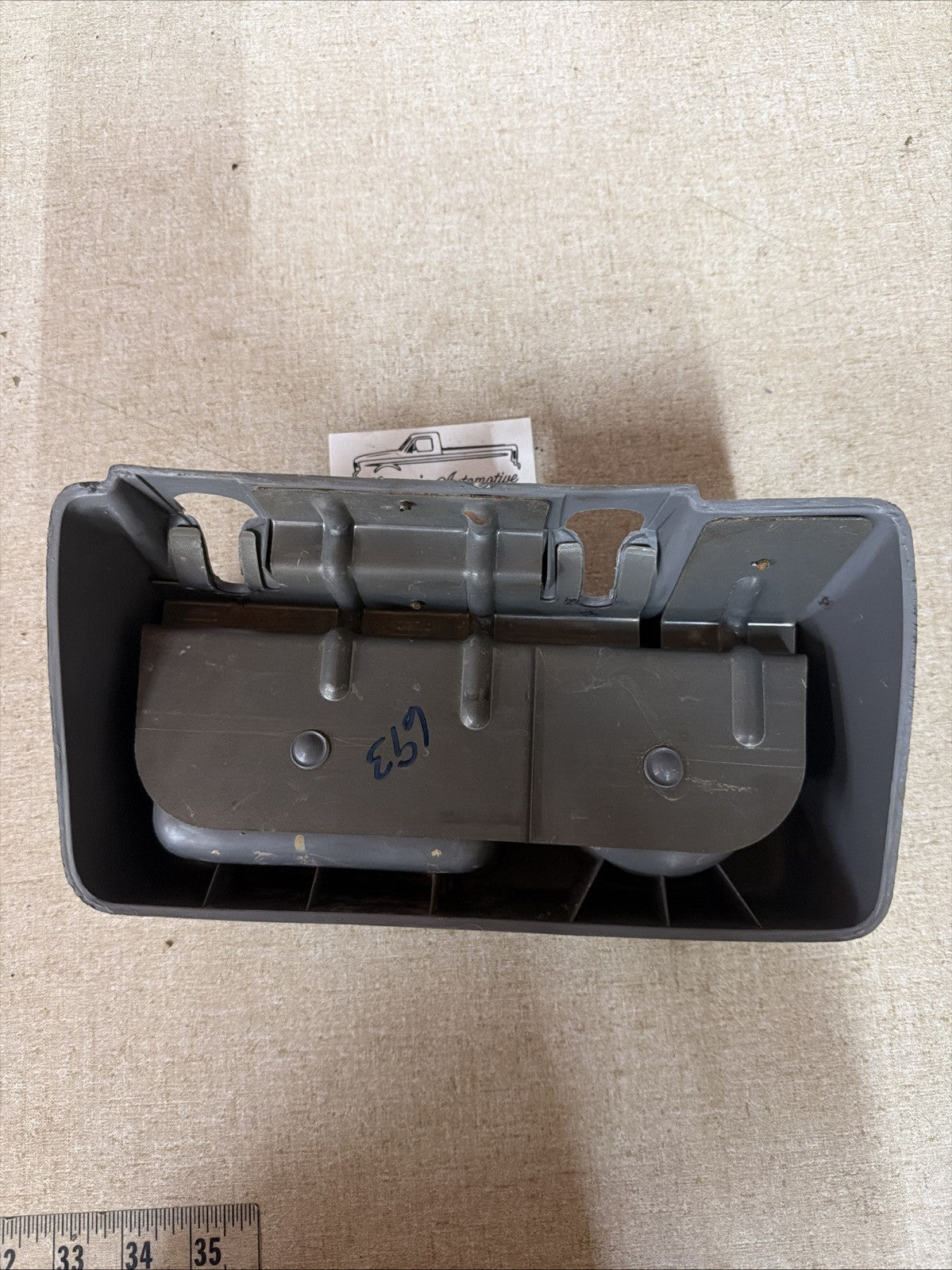 92-96 FORD F150 F250 CUP HOLDER OPAL GRAY 92-96 F150 F250 CUP HOLDER OPAL GRAY