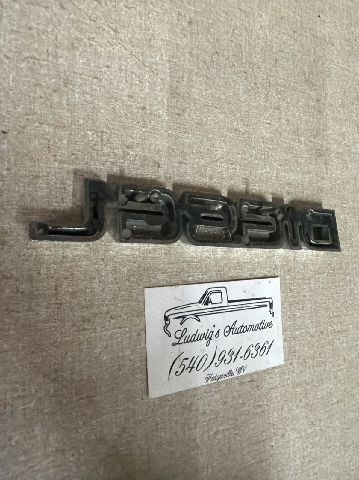 1987-1991 F-250 F-350 Fsuperduty Front Diesel Emblem