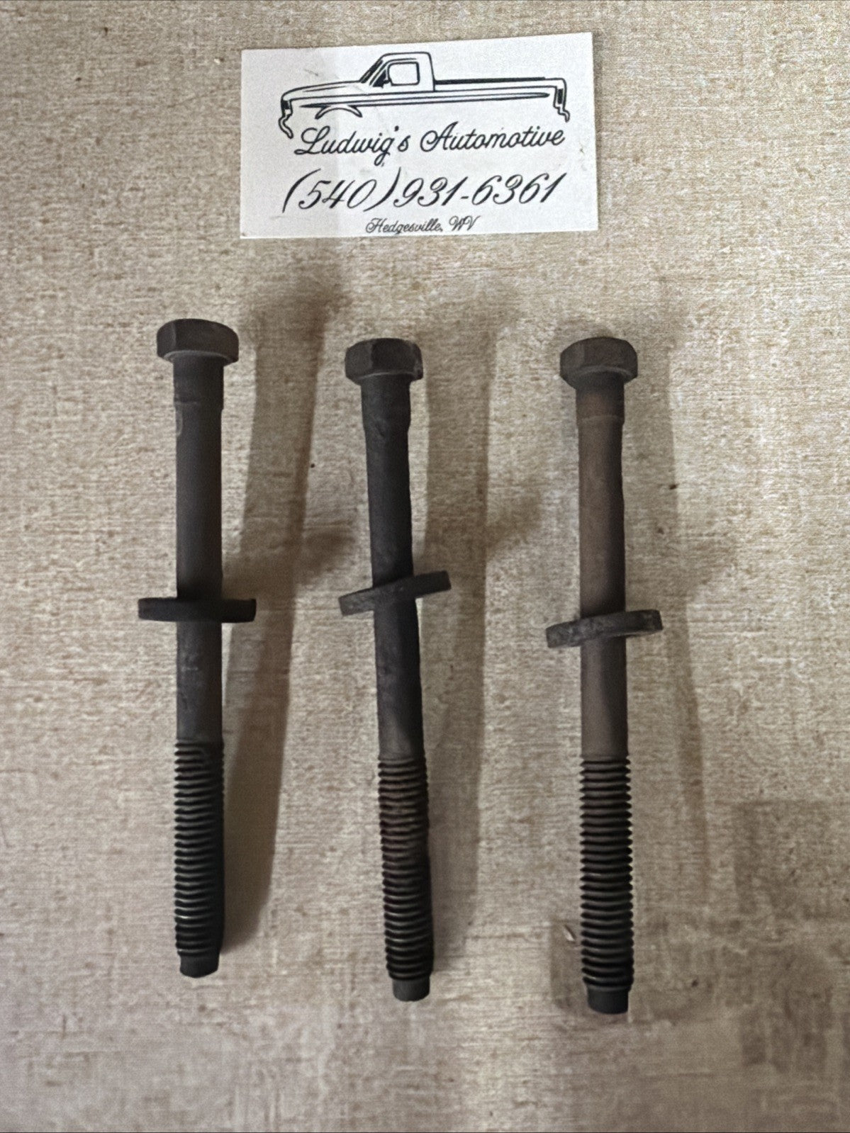 80-96 Ford F150 F250 F350 Steering Gear Box Bolts OEM A2