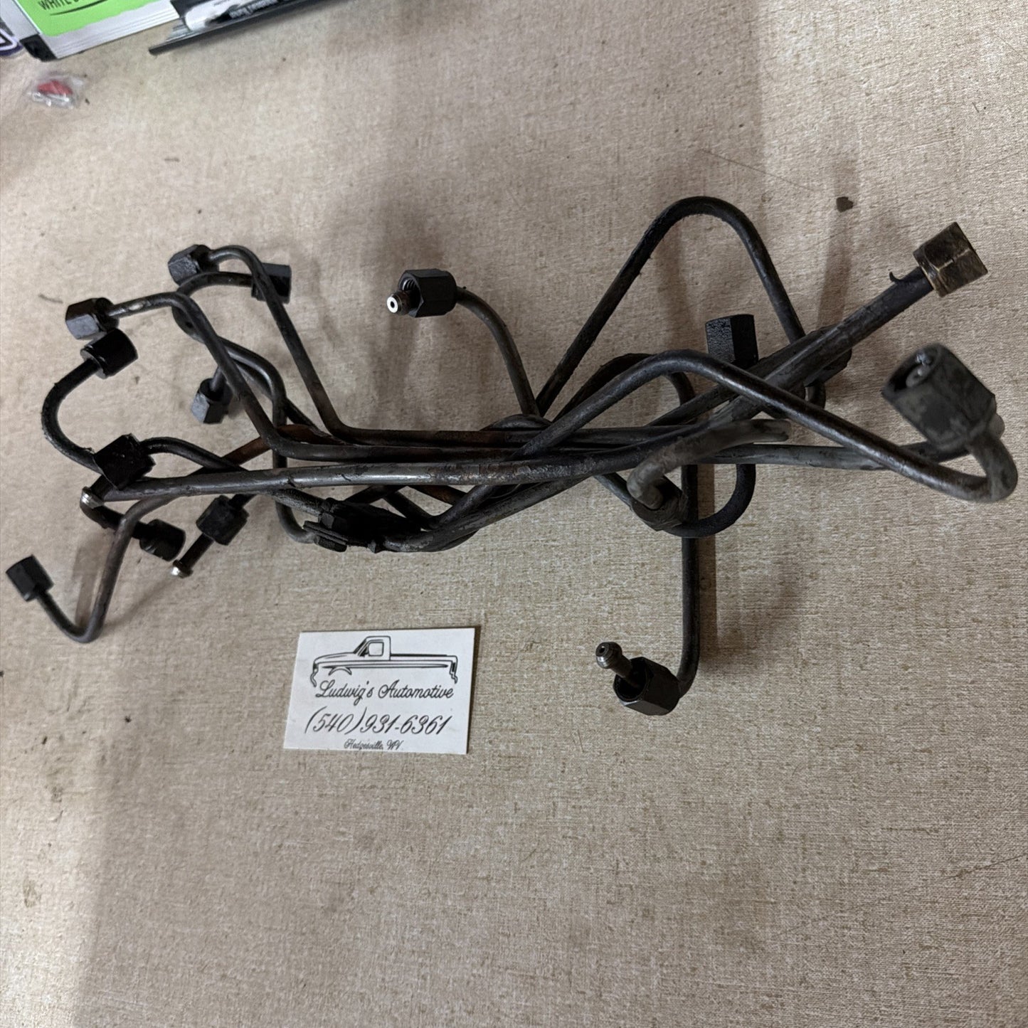 Ford 7.3, 6.9L idi Stanadyne diesel injection Lines Full Set , 9 Pieces