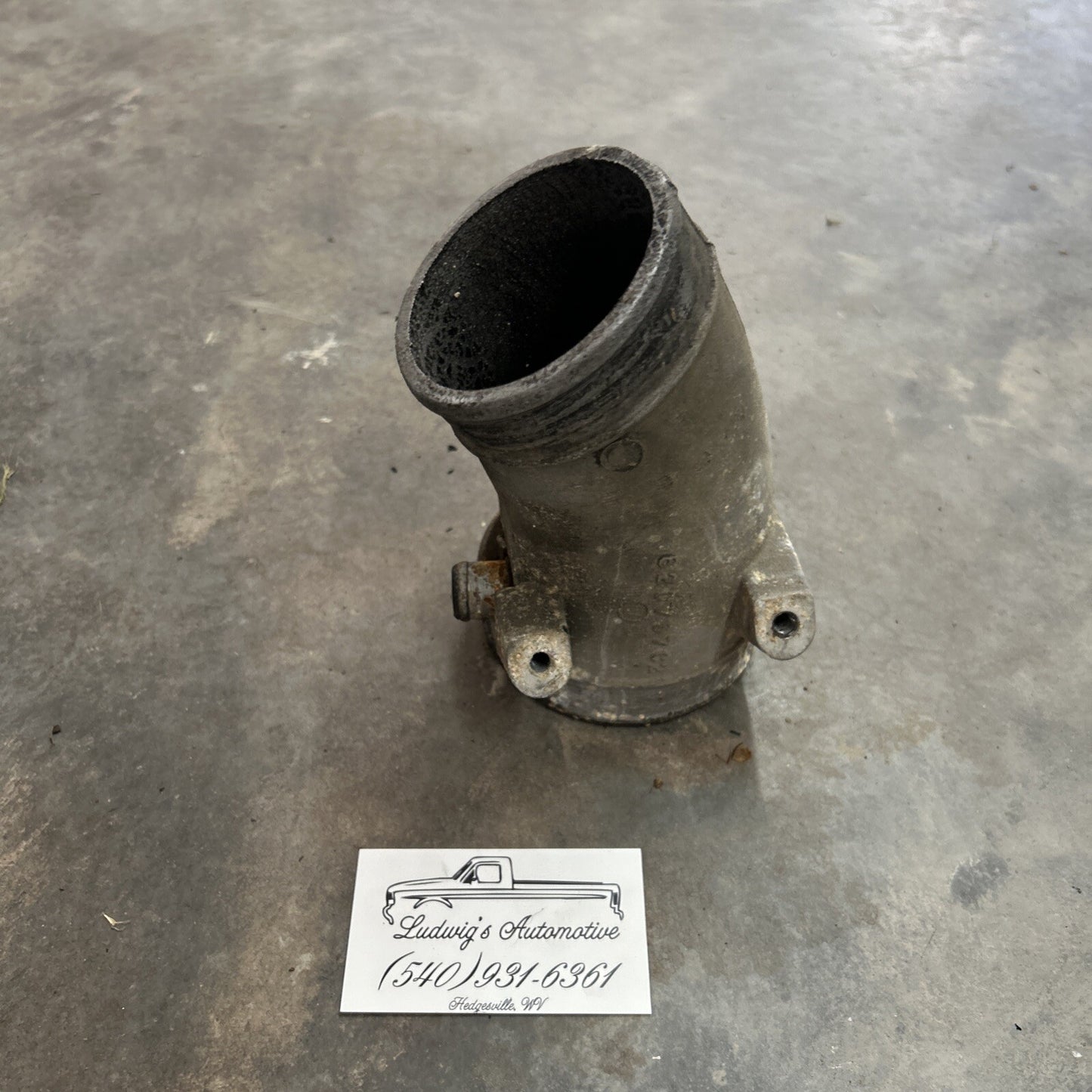 1995 96 FORD PICKUP F350 Air Intake Tube Metal Pipe 7.3L Diesel