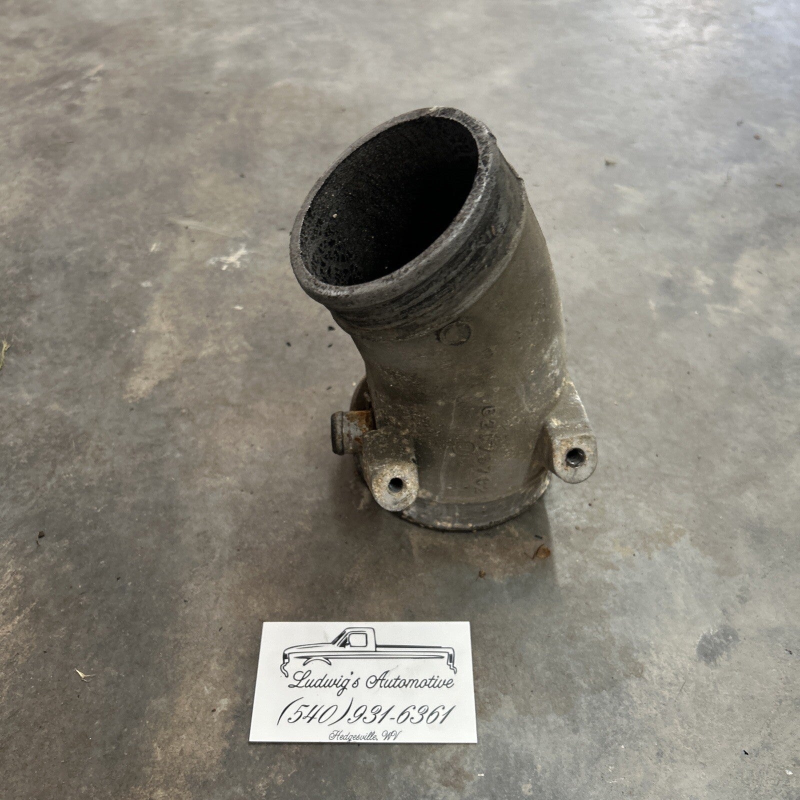 1995 96 FORD PICKUP F350 Air Intake Tube Metal Pipe 7.3L Diesel