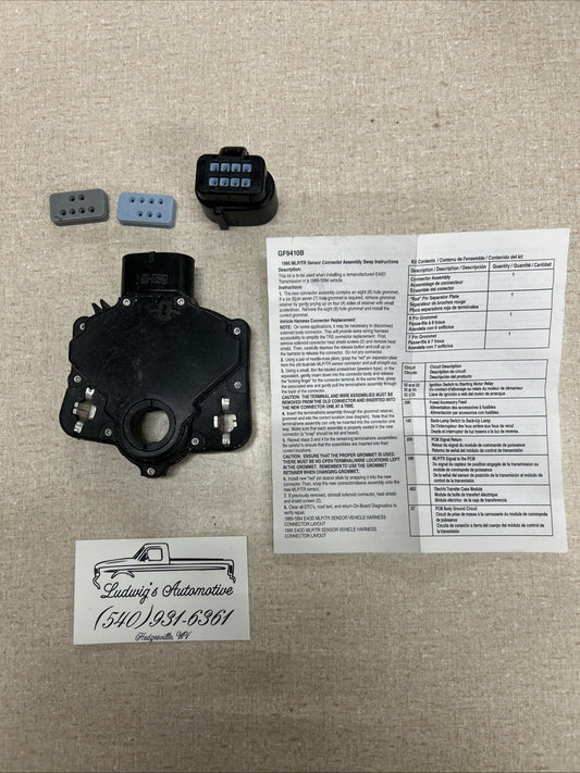 Neutral Safety Switch Fits 1989-1994 Ford E40D