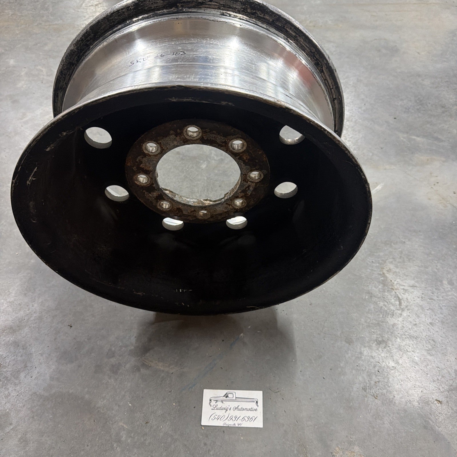 1992-1997 Ford F250,F350 Aluminum 16” 8x6.5 Single Wheel