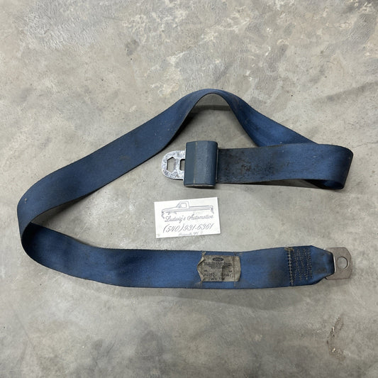 1992 - 1997 Ford F150 F250 F350 Center Lap Belt. OEM. Blue