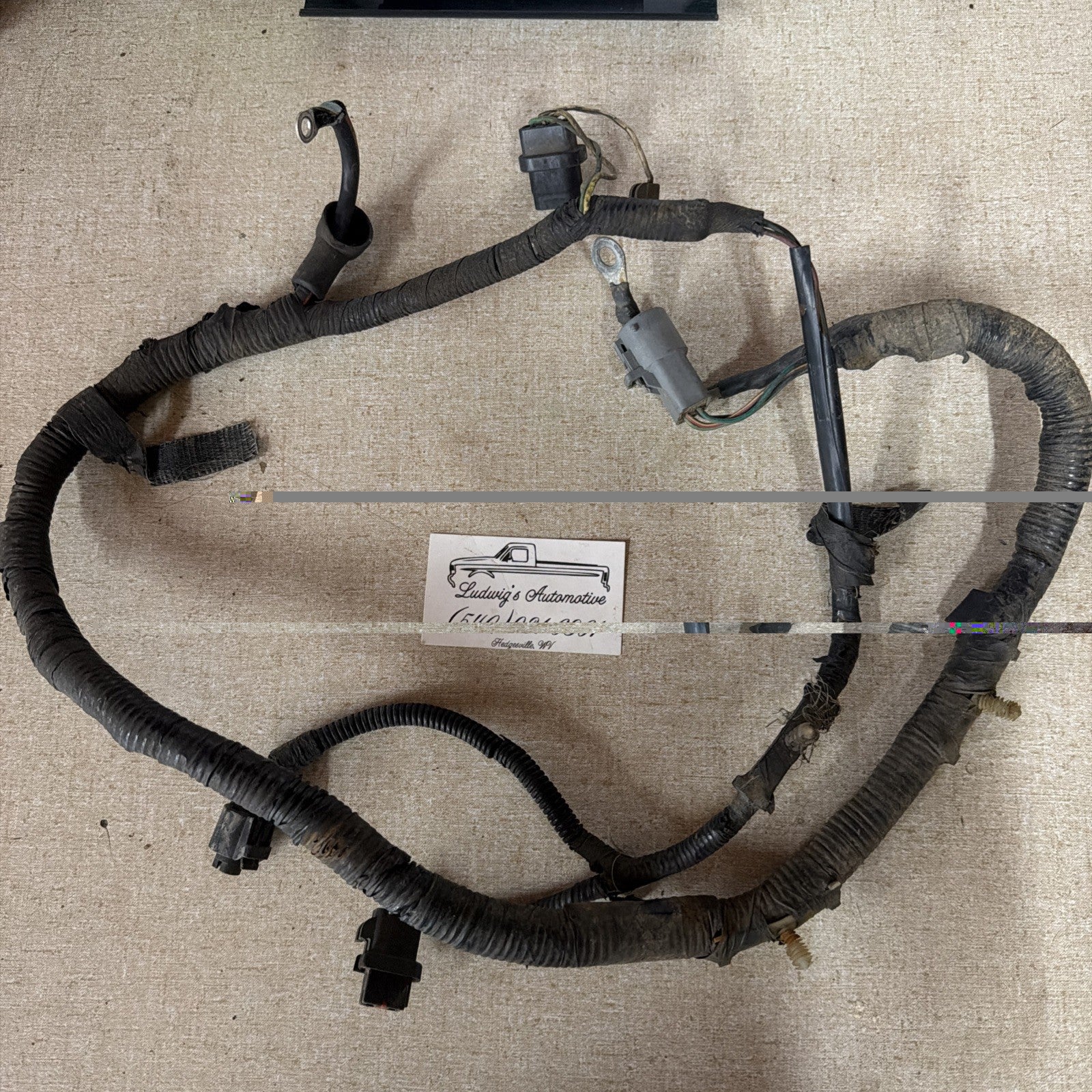 94.5-97 Ford F250 F350 7.3 Powerstroke Diesel Alternator A/C Wiring Harness OEM 