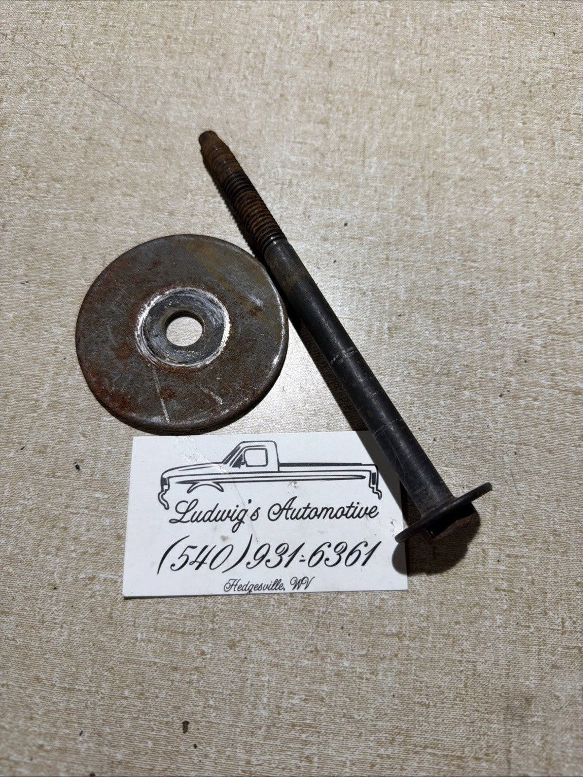 92-97 Ford F150 F250 F350 Rear Cab Bolt 16mm x Overall Length 6-3/8”  OEM 2908