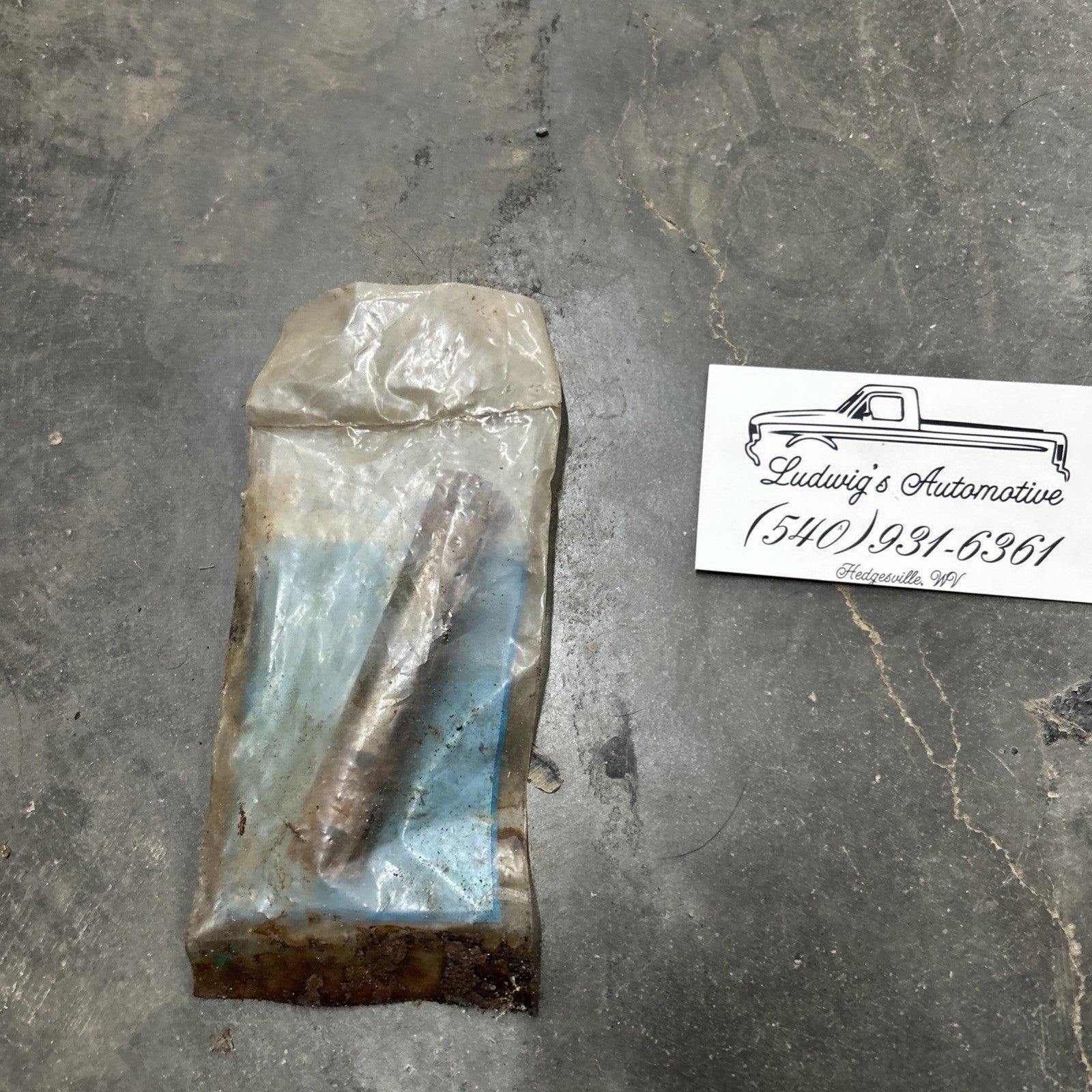 FORD 1983 RANGER & 1984 BRONCO II "PIN ASY" FRONT DISC BRAKE CALIPER PIN, RARE