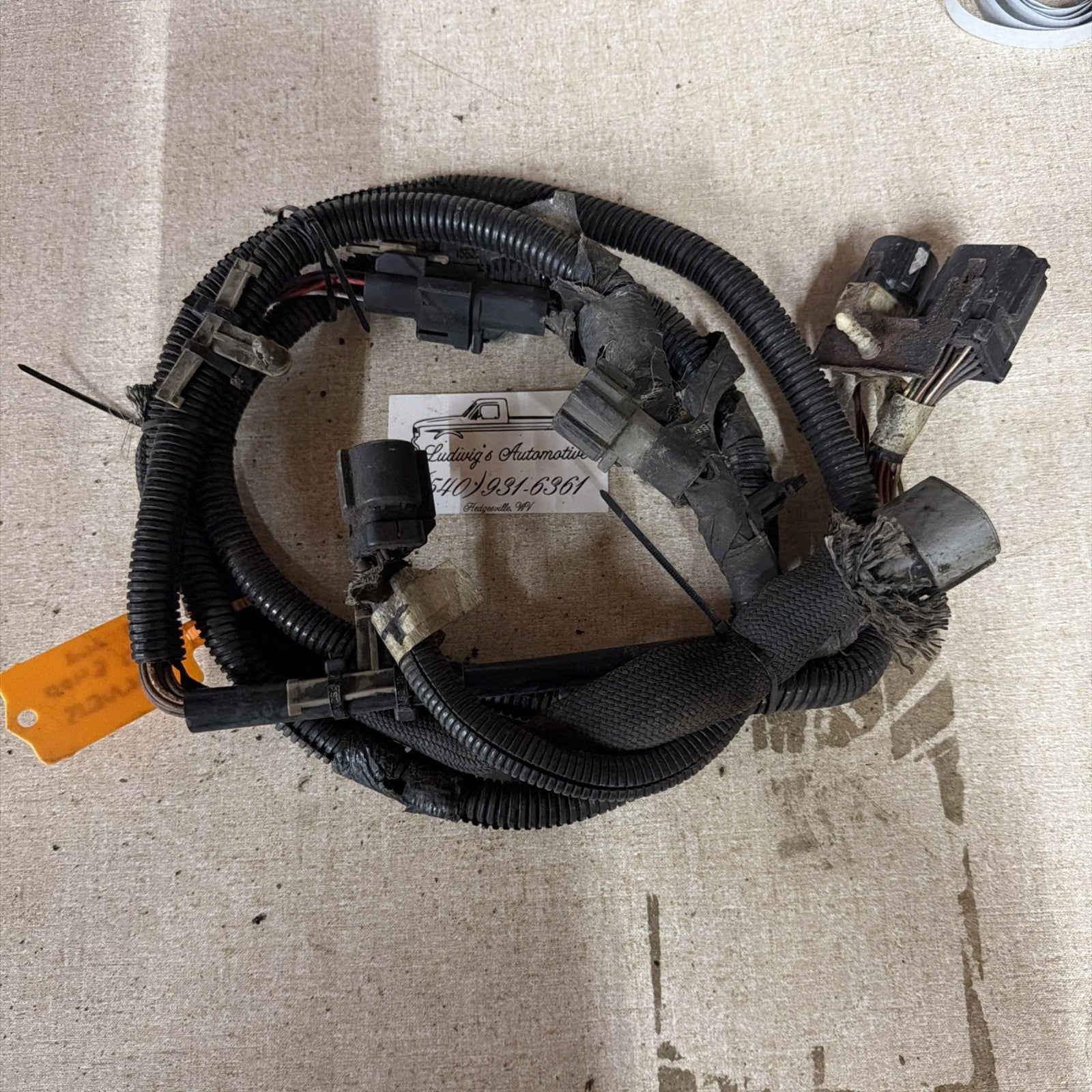 1995-1997 Ford 7.3 F250 F350 Diesel E4OD Auto Transmission Wiring Harness 2wd