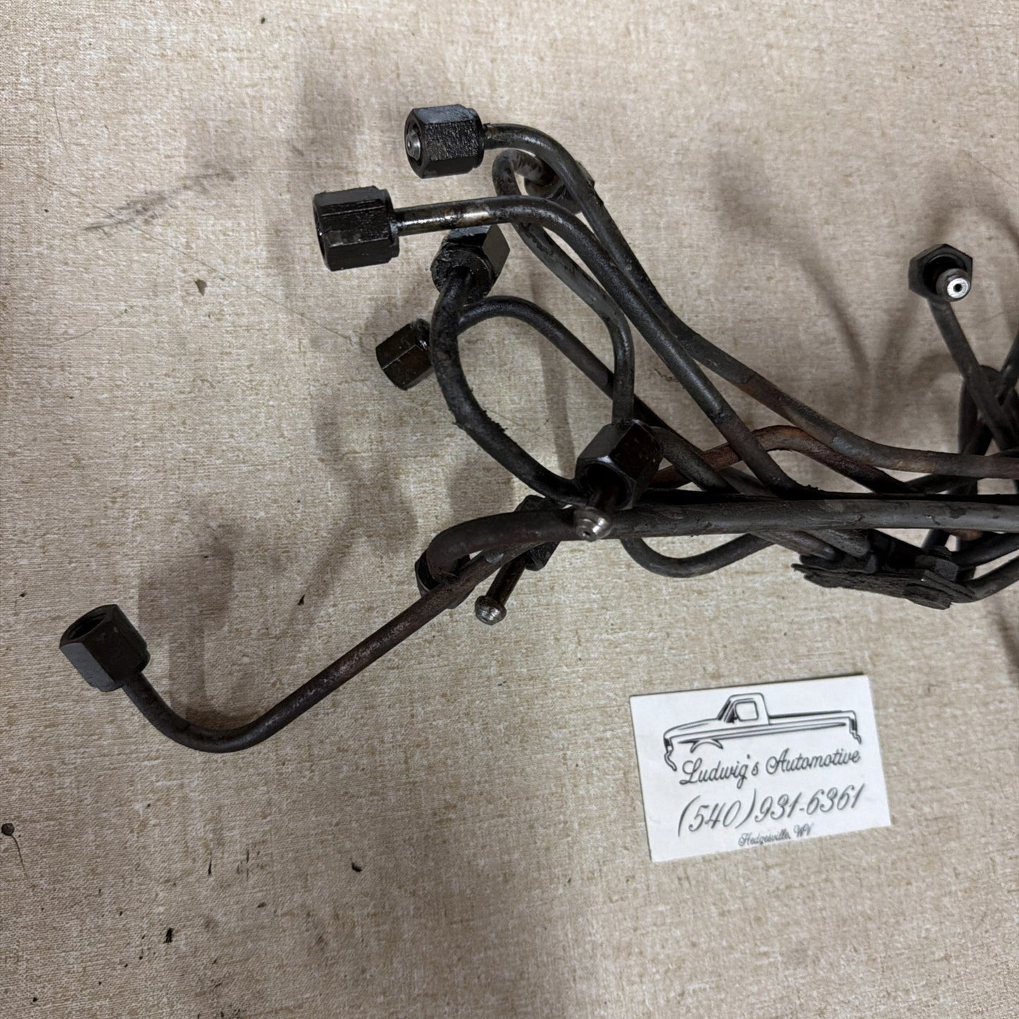 Ford 7.3, 6.9L idi Stanadyne diesel injection Lines Full Set , 9 Pieces