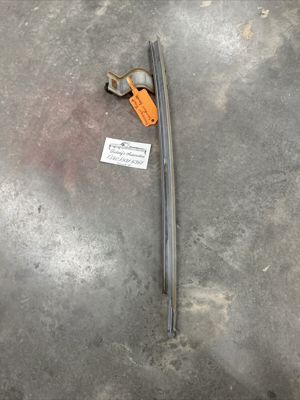 92-96 Ford F Series OEM driver left door window rails track/guides