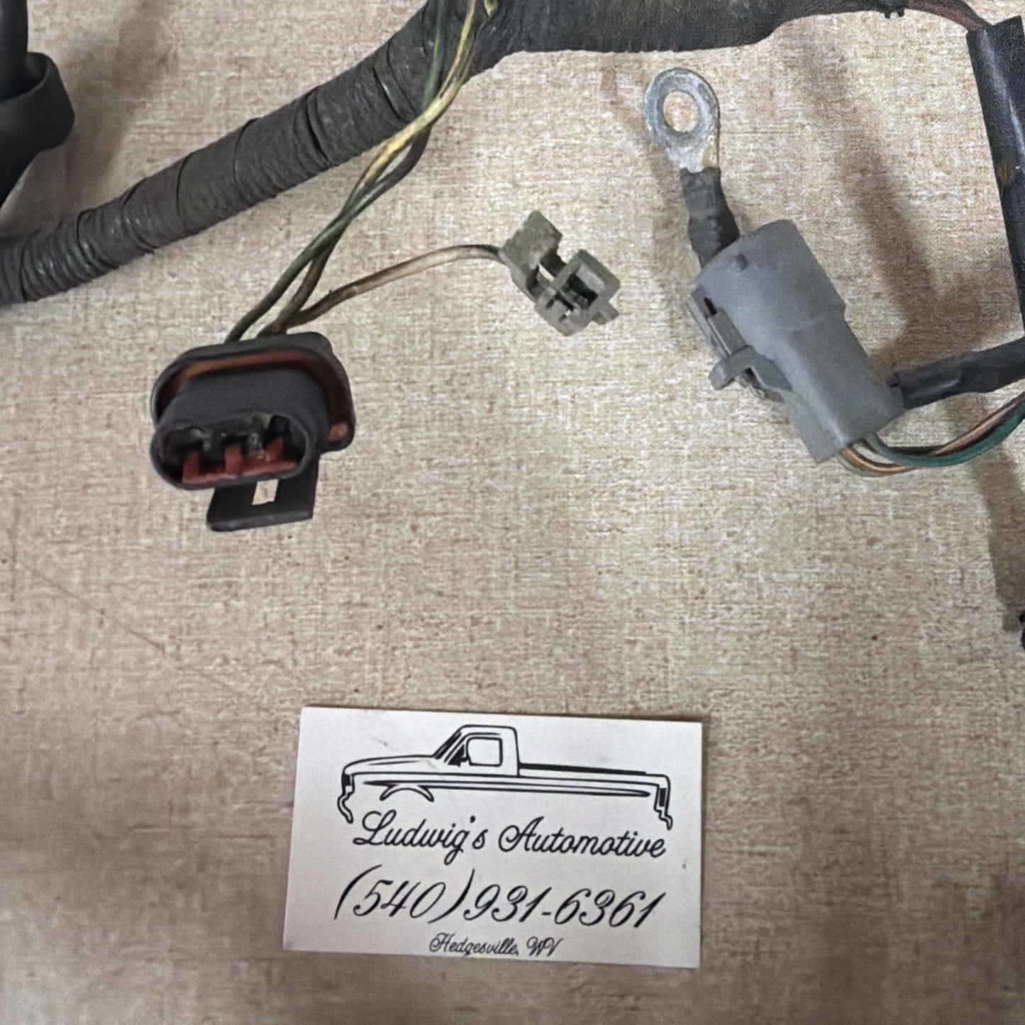 94.5-97 Ford F250 F350 7.3 Powerstroke Diesel Alternator A/C Wiring Harness OEM 
