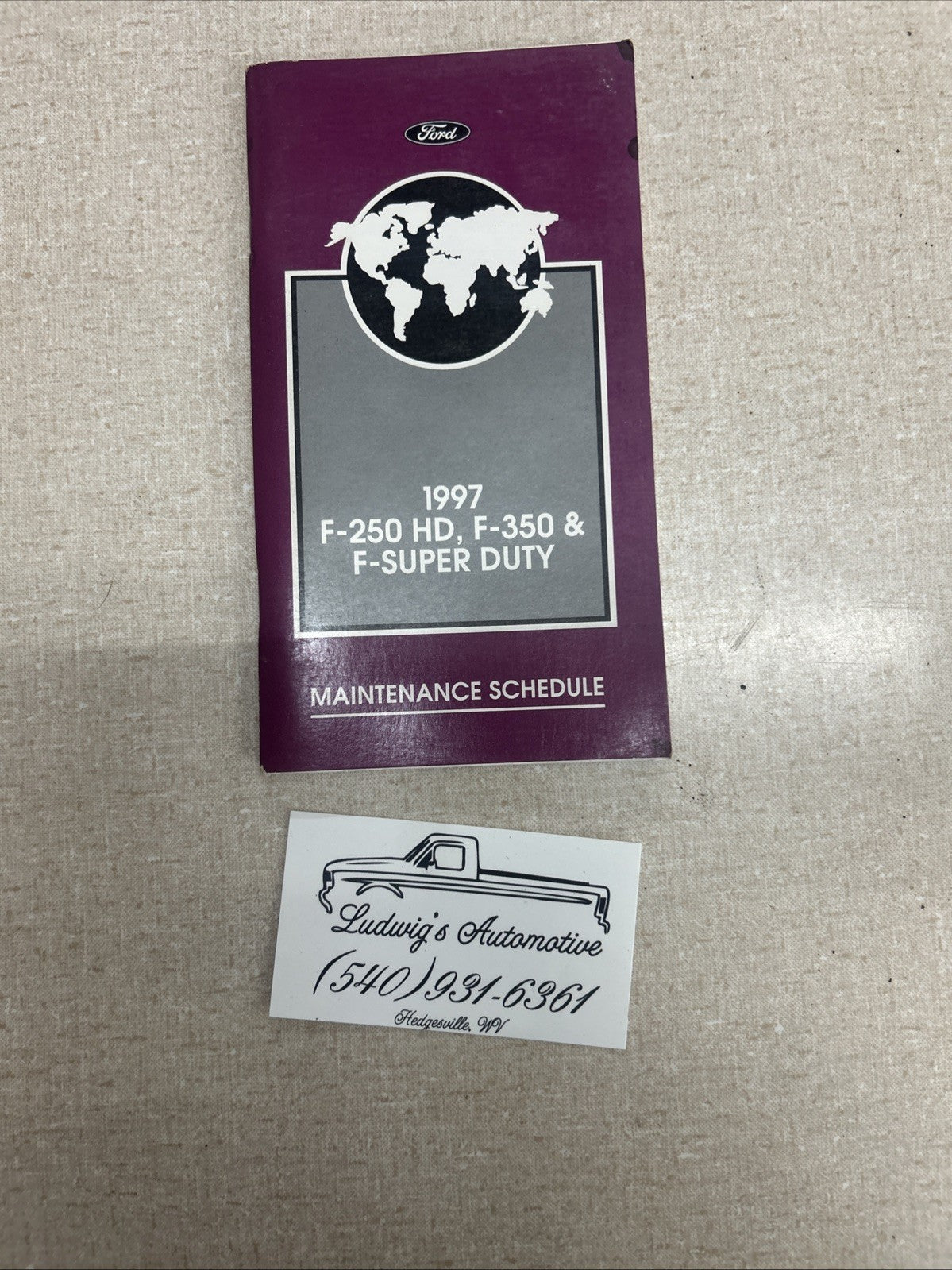 Ford 1997 Original Owners Manual Kitt F250 F350 With Case