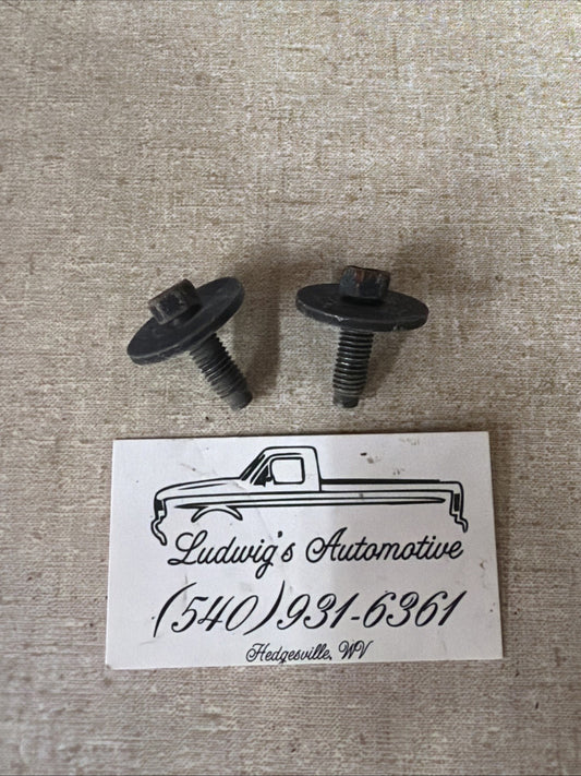 1992-1996 Ford F150 F250 F350 Bronco OEM hood latch bolt screw set