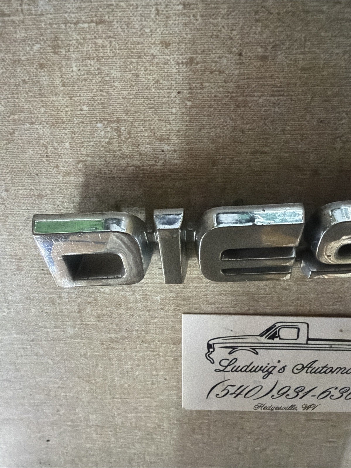 1987-1991 F-250 F-350 Fsuperduty Front Diesel Emblem