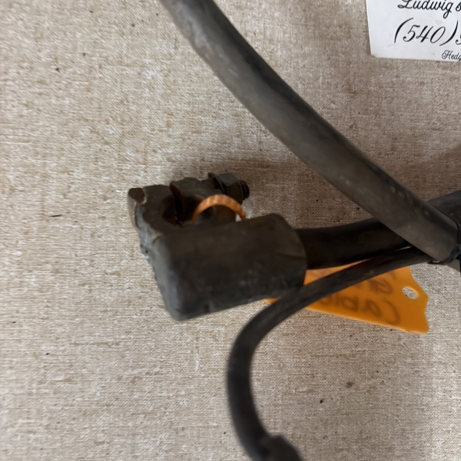 95 - 97 Ford F250 F350 7.3L Passenger Battery Ground Strap Motorcraft WC-9352