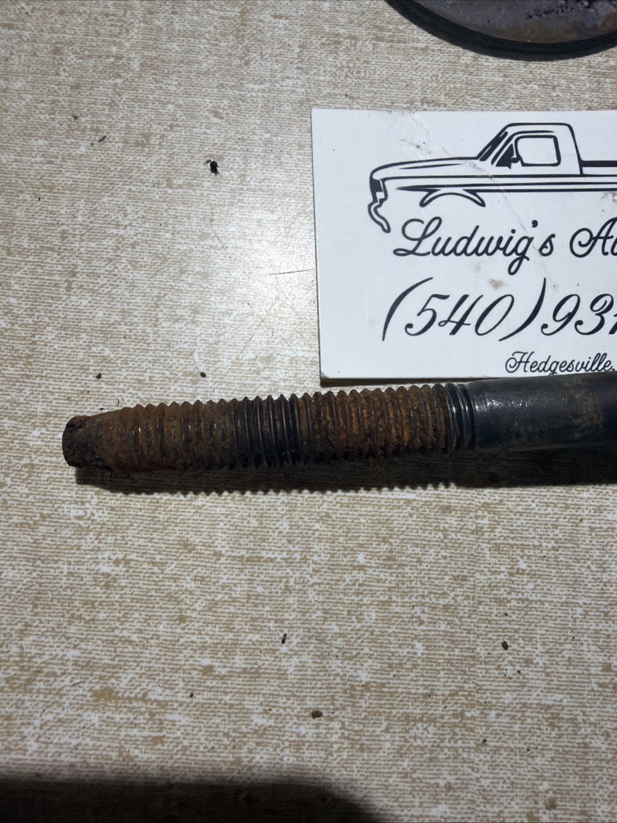 92-97 Ford F150 F250 F350 Rear Cab Bolt 16mm x Overall Length 6-3/8”  OEM 2908