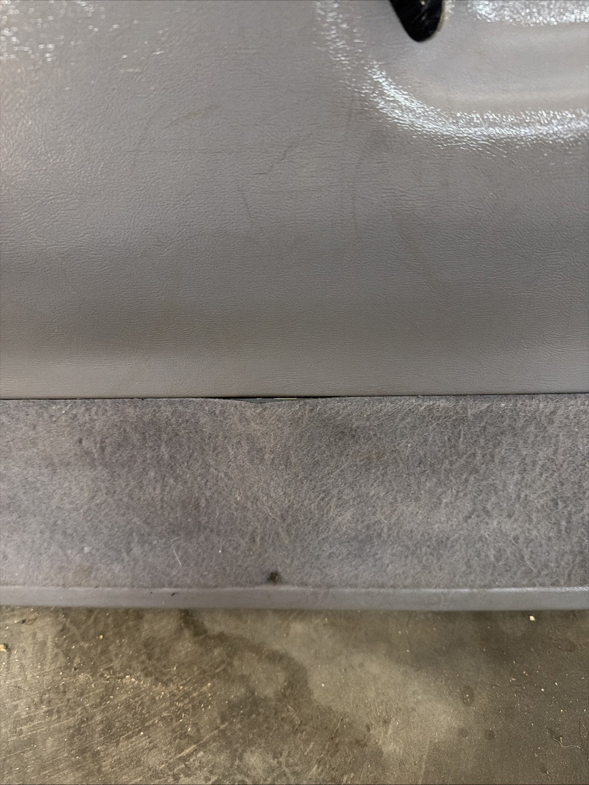 1994‑1997 OBS Ford F250 F350 Rear Crew Cab Door Panels POWER Opal Gray OEM PAIR