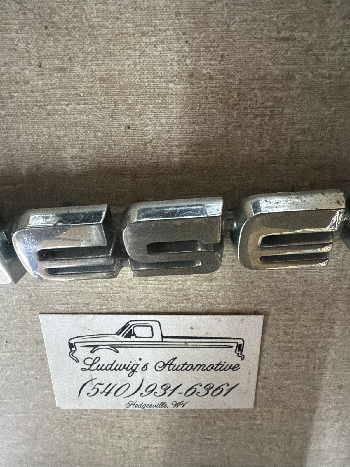 1987-1991 F-250 F-350 Fsuperduty Front Diesel Emblem