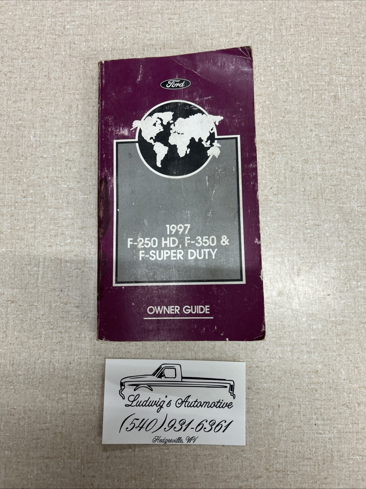 1997 F250HD F350 Owner Manual Booklet (No case)