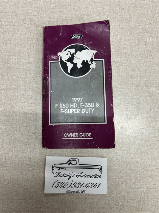 1997 F250HD F350 Owner Manual Booklet (No case)