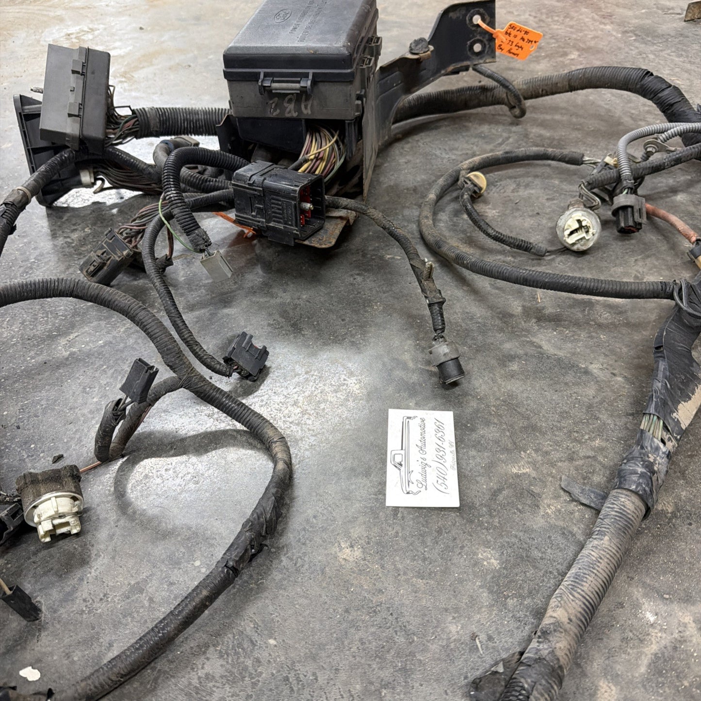 1995 Ford F250 F350 7.3 Front Body Fuse Box Wiring Harness