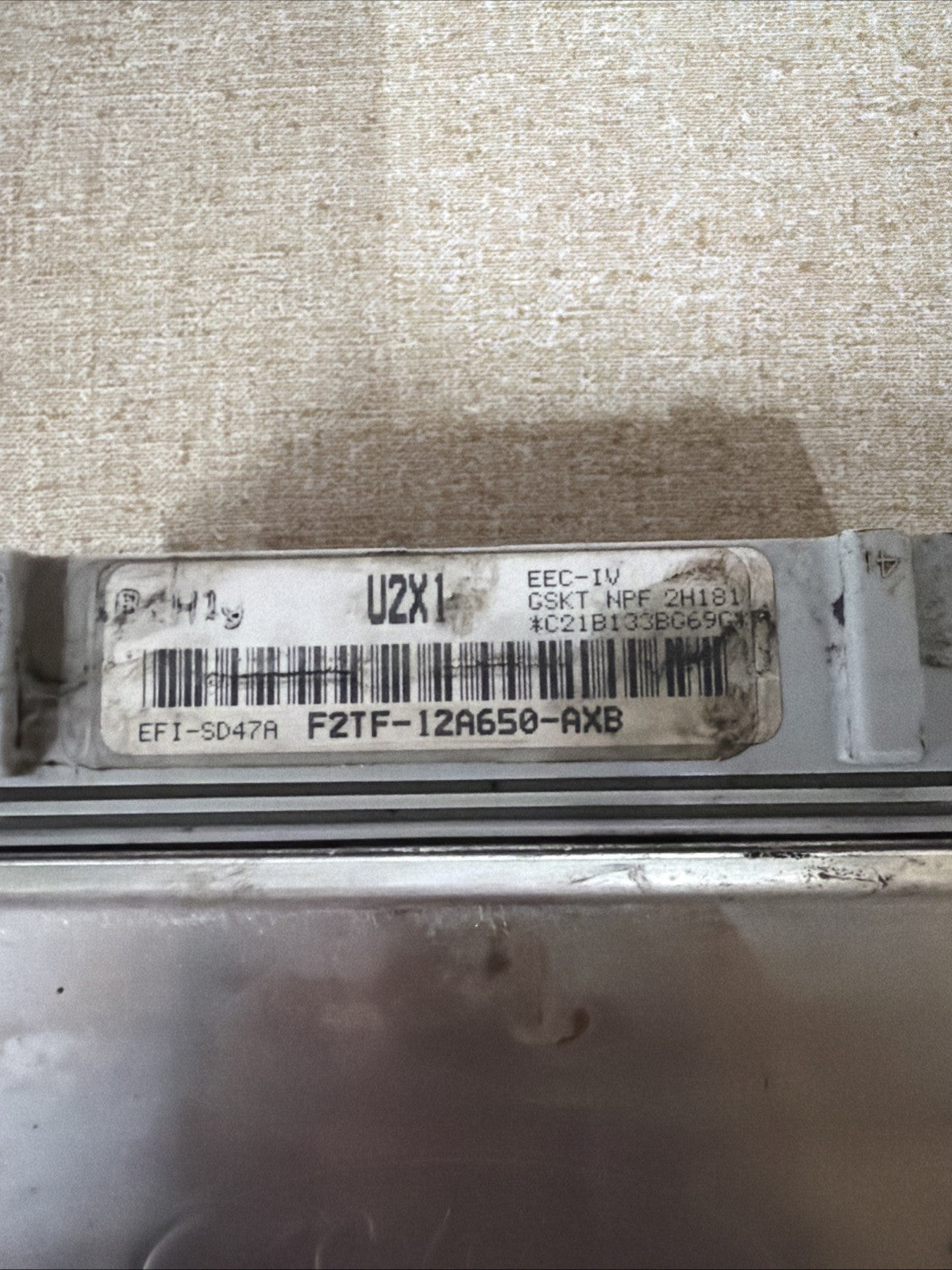 92-93 FORD F150 4.9 ECU ECM  PCM ENGINE COMPUTER F2TF-12A650-AXB