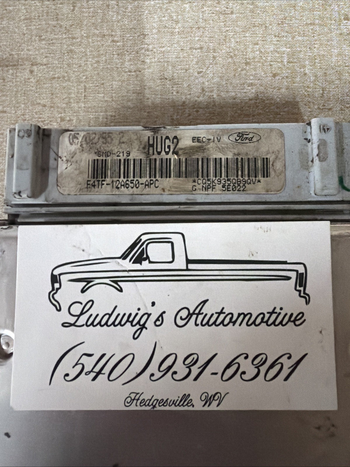 F4TF-12A650-APC | 1994 -1995 FORD TRUCK F-SERIES 5.0L ENGINE COMPUTER PCM ECU