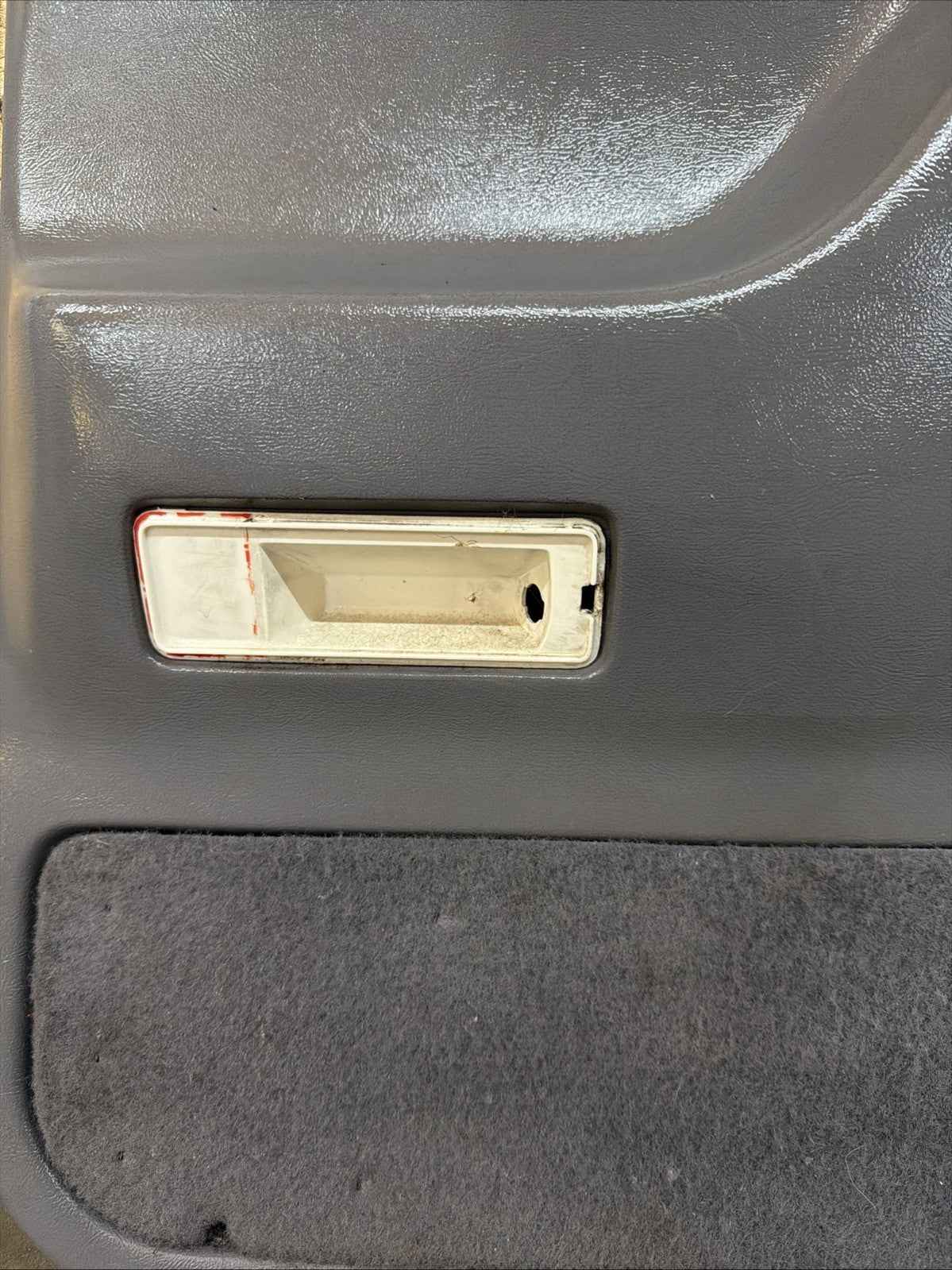 1994‑1997 OBS Ford F250 F350 Rear Crew Cab Door Panels POWER Opal Gray OEM PAIR