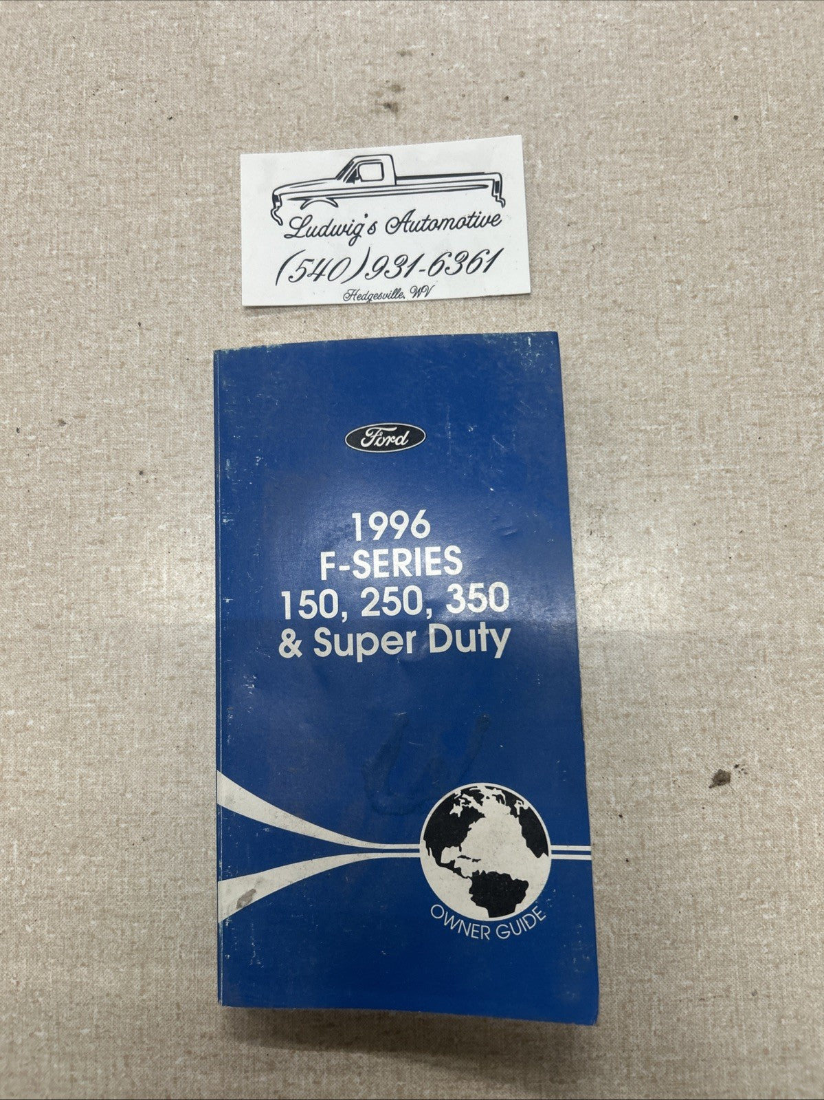 1996 Ford F150 F250 F350 Super Duty Owners Manual OEM