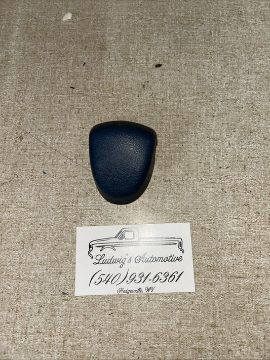 92-96 Ford Fseries, Bronco Seat Belt Trim Cap, Crystal Blue READ DESCRIPTION