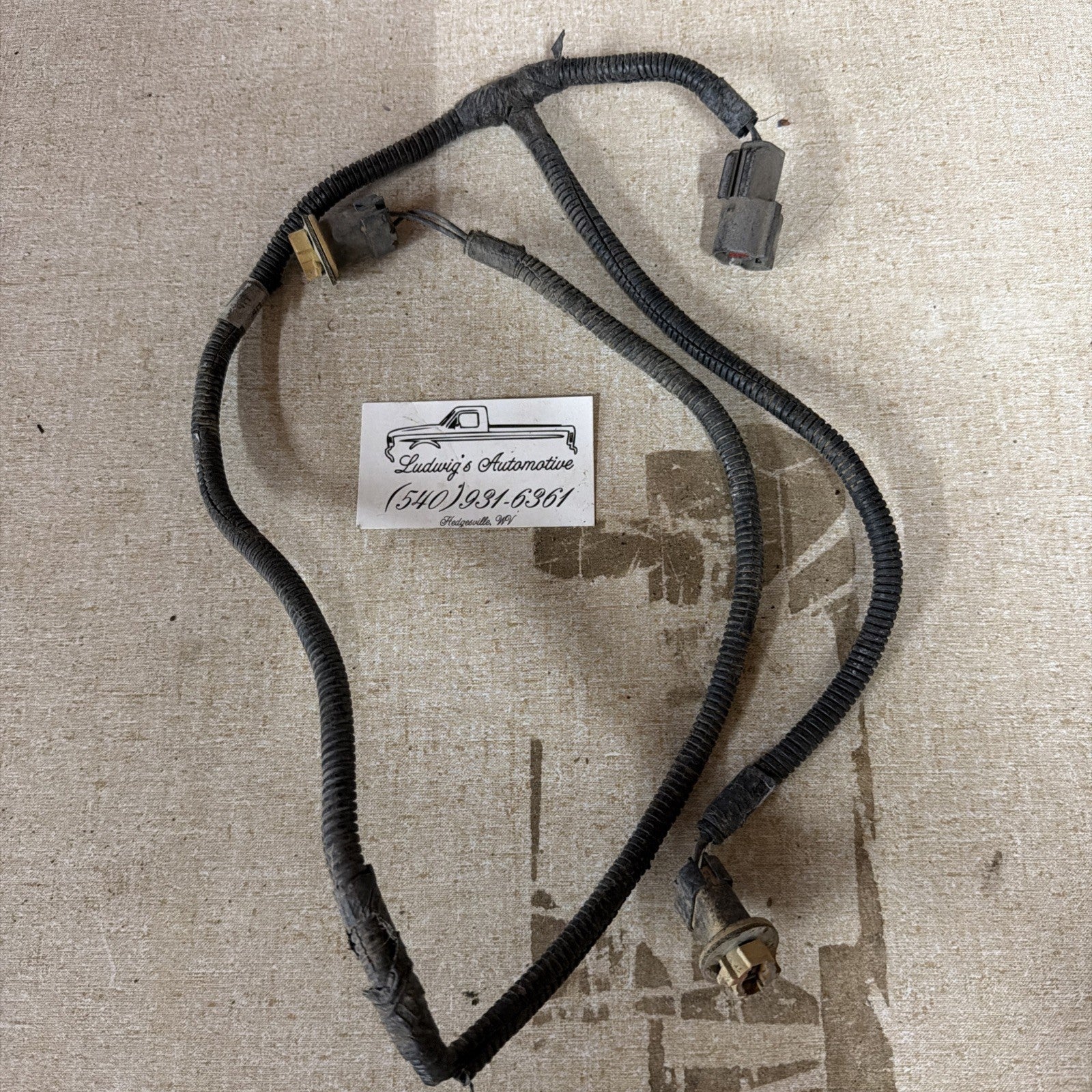 92-96 Ford F150 F250 F350 Pickup Only - Rear LICENSE PLATE Light WIRING HARNESS