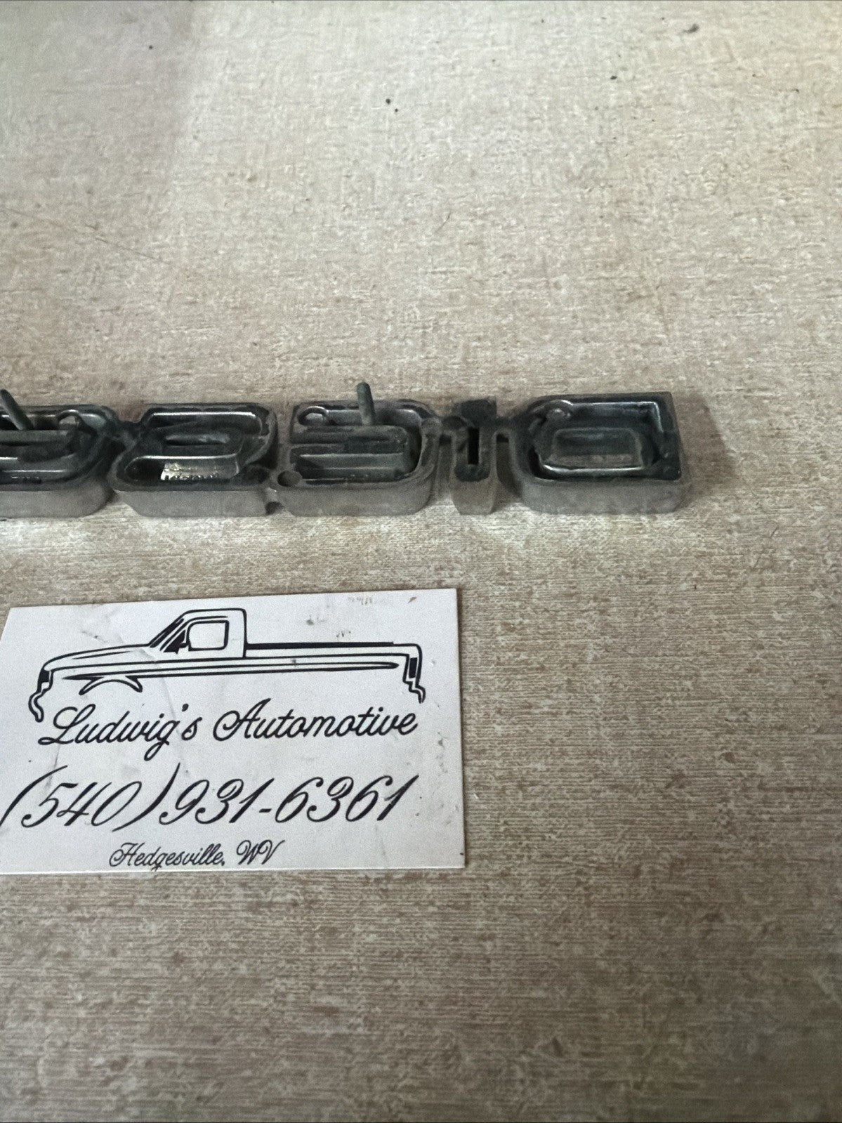 1987-1991 F-250 F-350 Fsuperduty Front Diesel Emblem