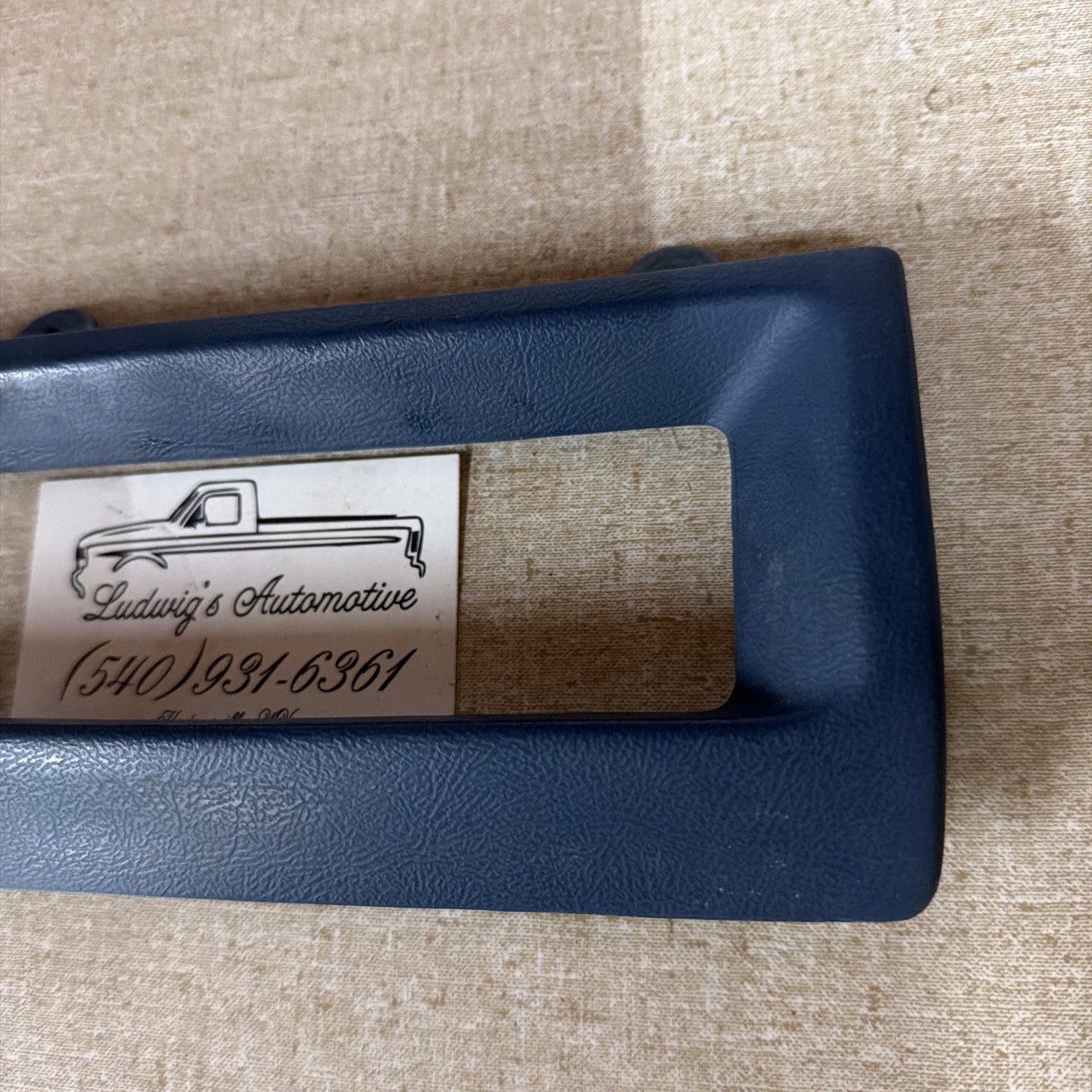 1992-1996 Ford F150 F250 F350 Bronco Blue Climate Control Trim Bezel OEM