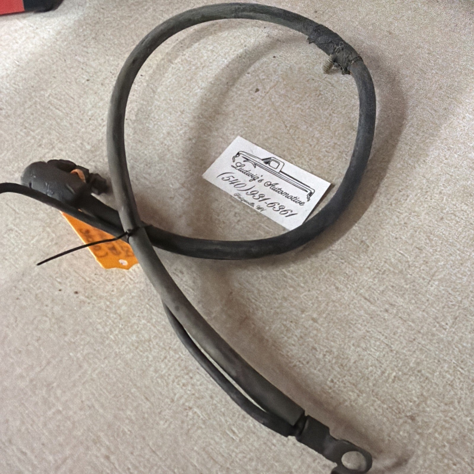 95 - 97 Ford F250 F350 7.3L Passenger Battery Ground Strap Motorcraft WC-9352
