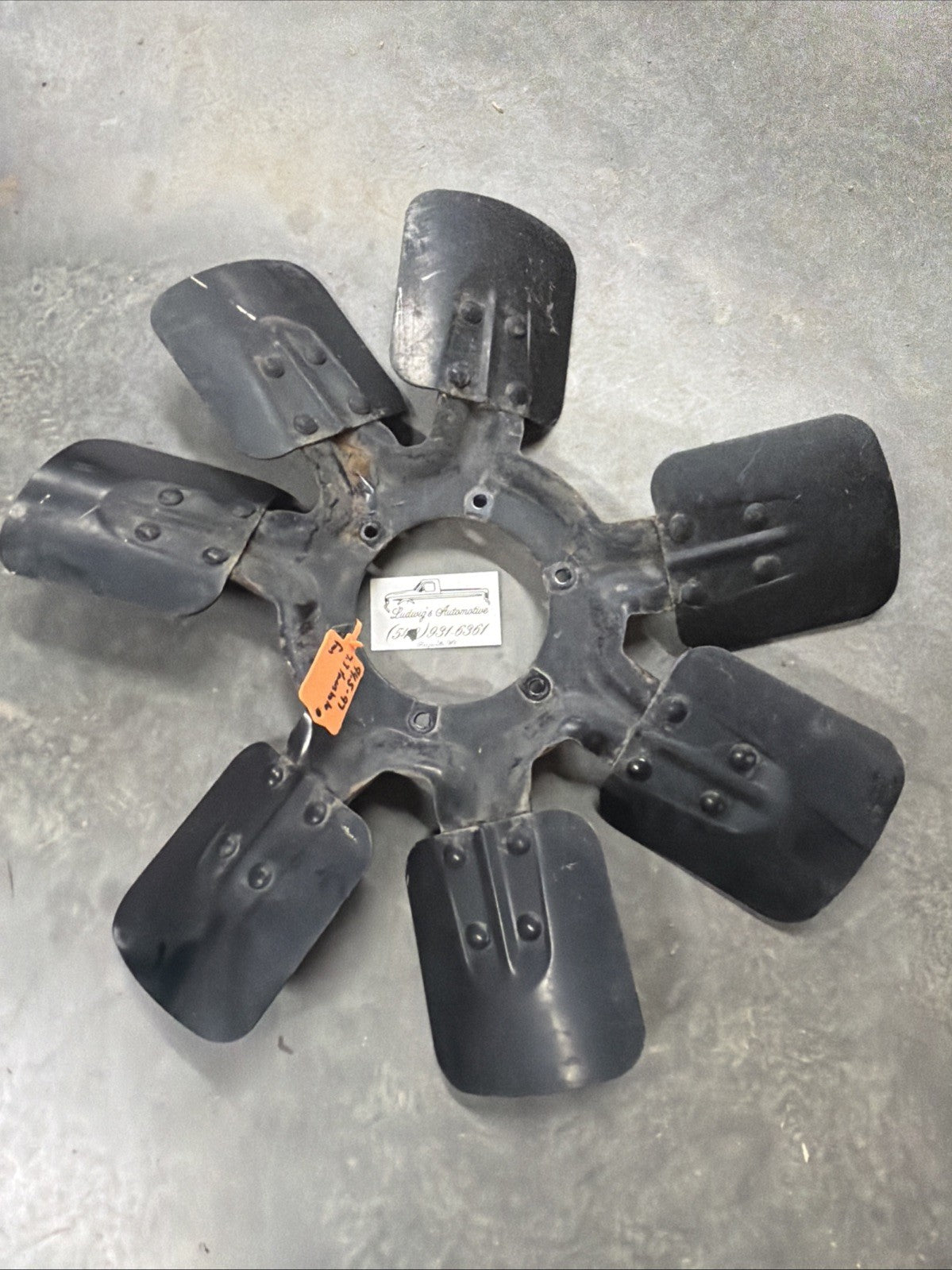 1994.5-1997 Ford F250 F350 7.3 Powerstroke  Engine Radiator  Fan No Clutch