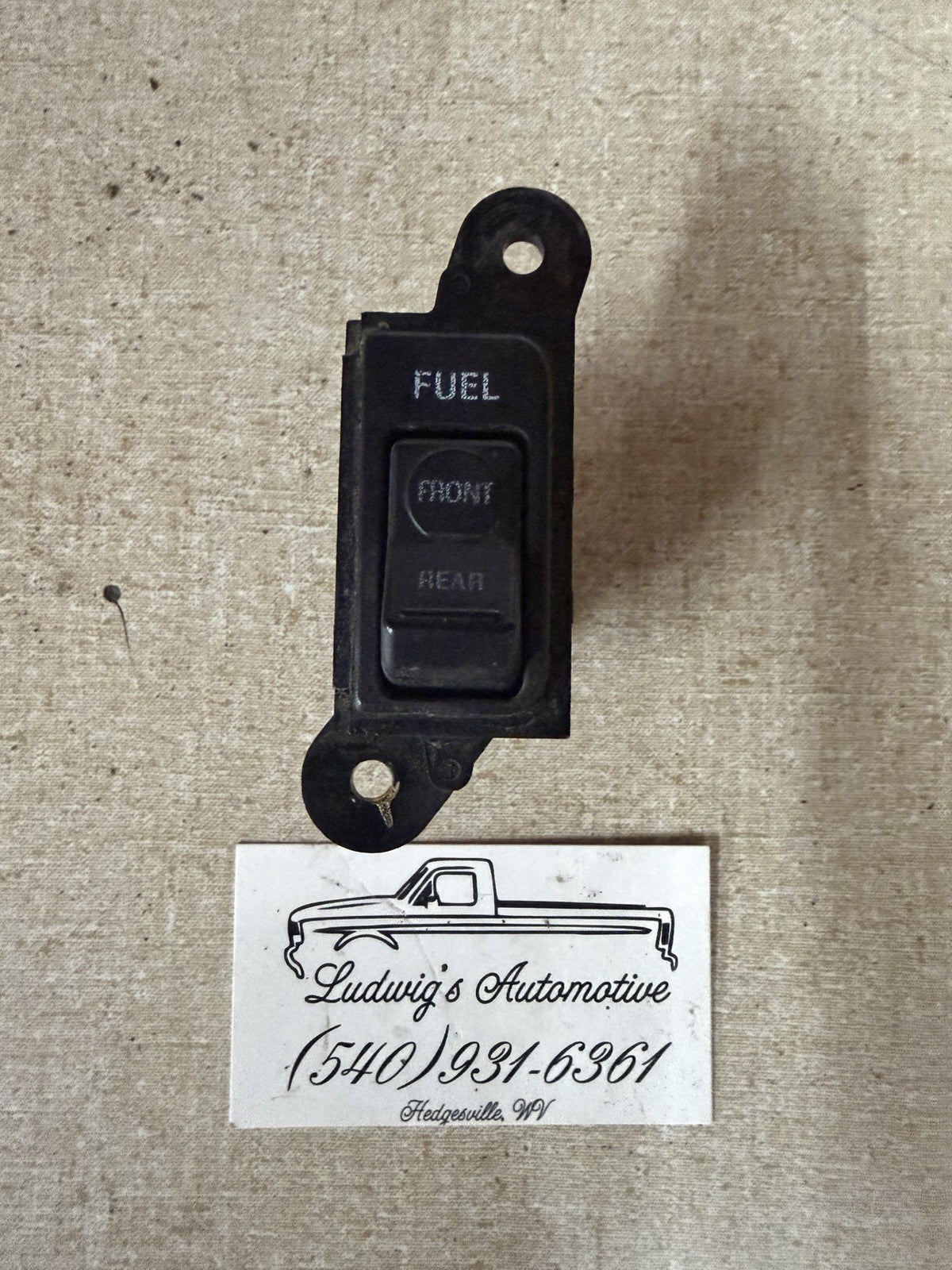 1992-1996 Ford F-150 F-250 Dual Fuel Gas Tank Selector Switch F2TB-9A050-AB OEM