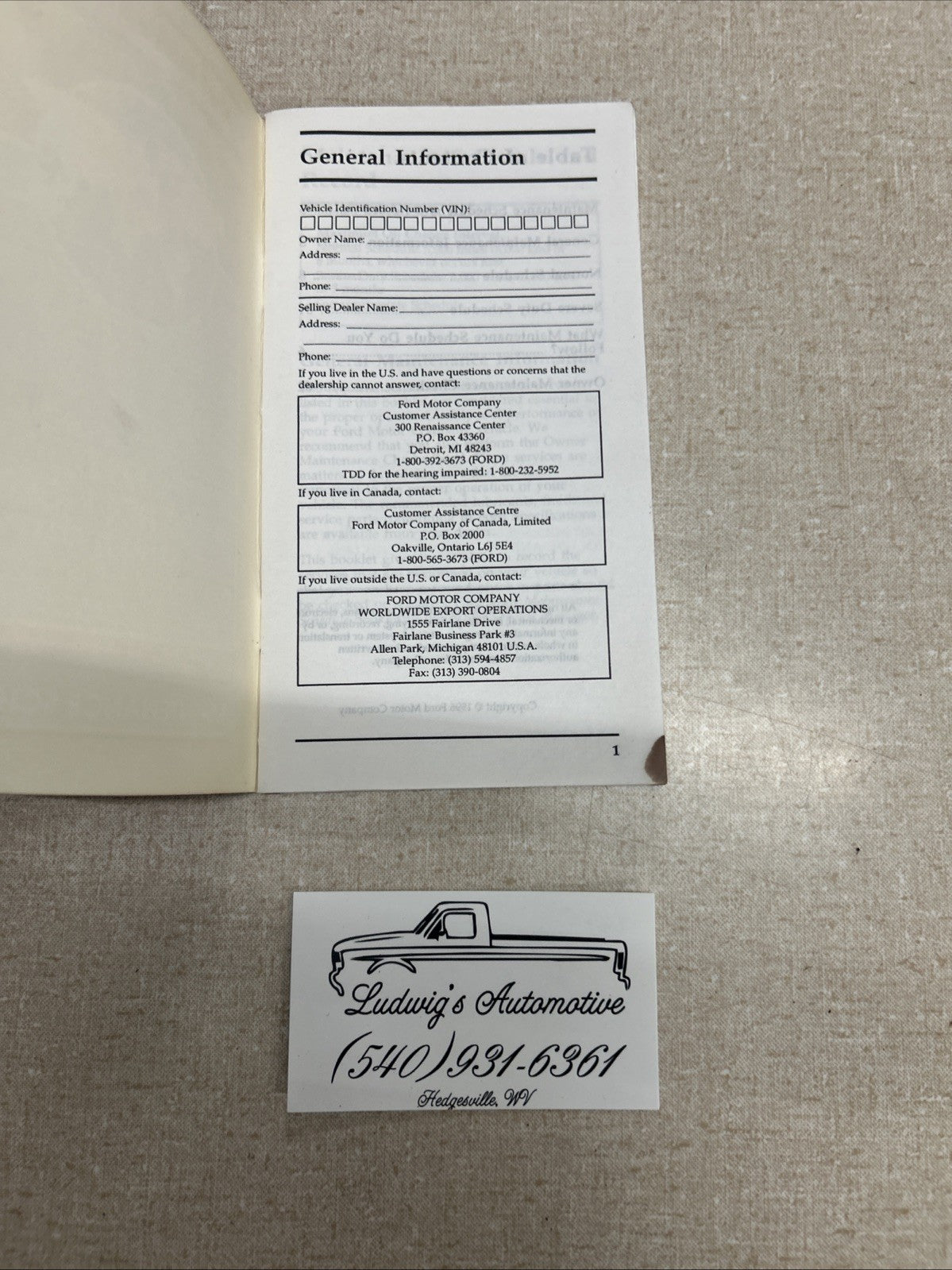 1997 F Series 150 250 350 Super Duty Maintenance Schedule