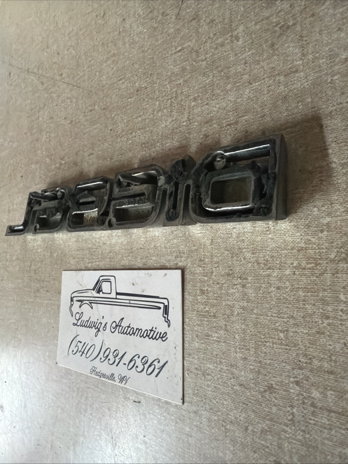 1987-1991 F-250 F-350 Fsuperduty Front Diesel Emblem