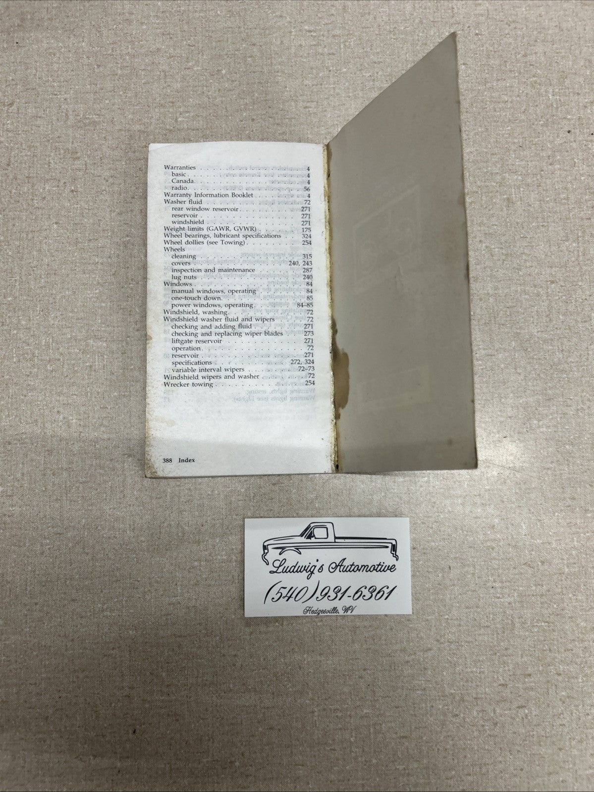 1997 F250HD F350 Owner Manual Booklet (No case)
