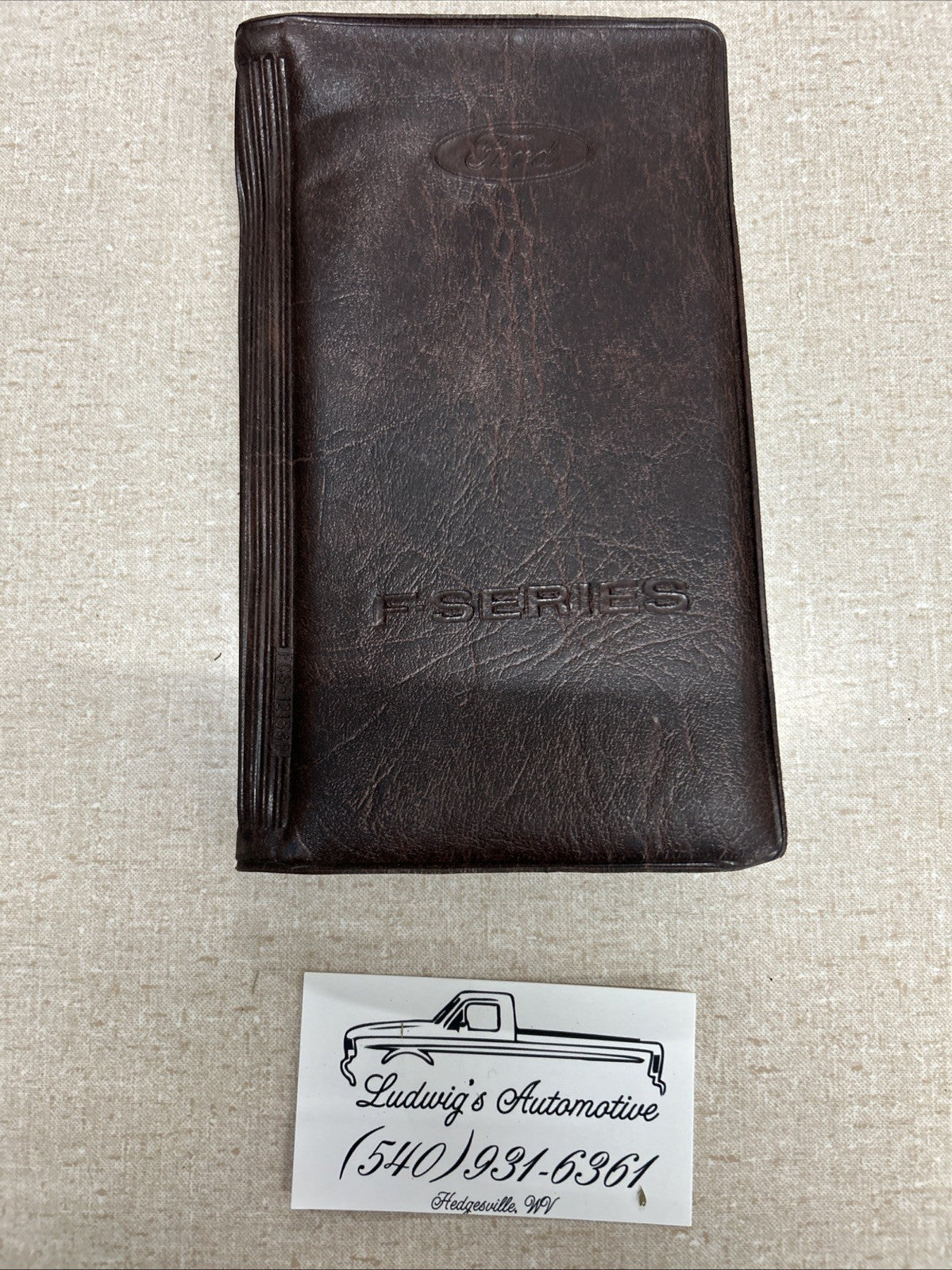 92-96 Ford Truck F-SERIES Owners Manual Case - Brown