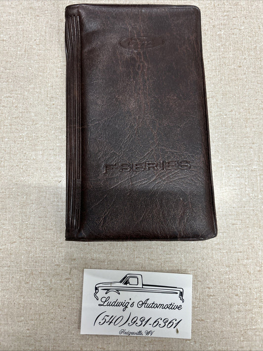 92-96 Ford Truck F-SERIES Owners Manual Case - Brown