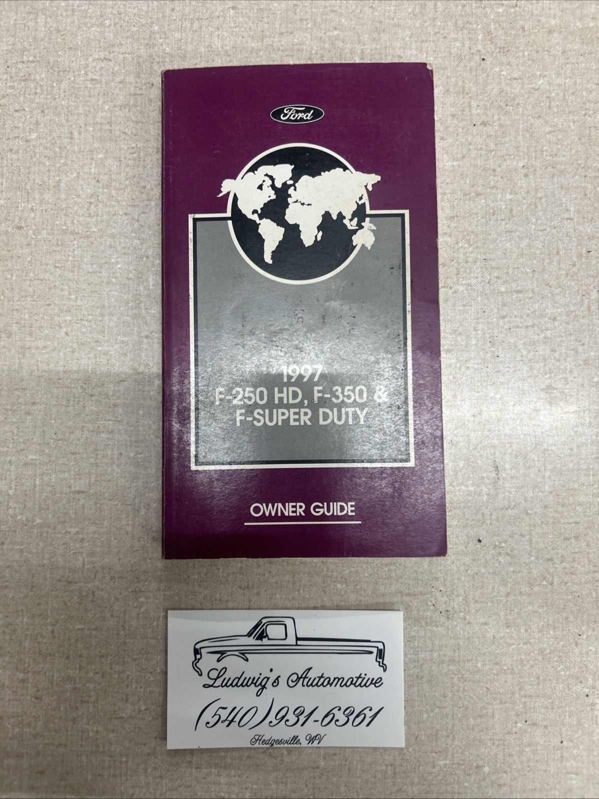 Ford 1997 Original Owners Manual Kitt F250 F350 With Case