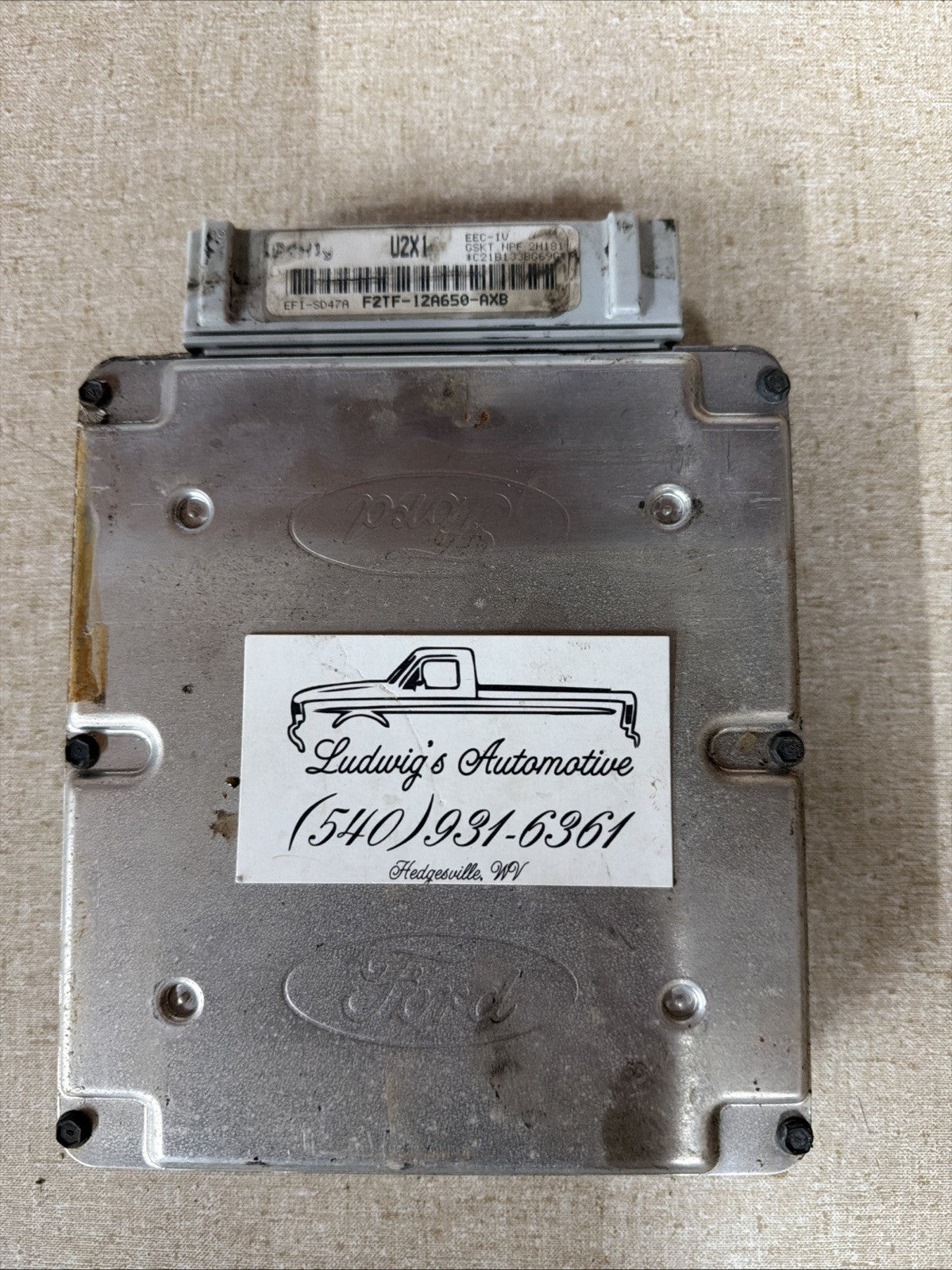 92-93 FORD F150 4.9 ECU ECM  PCM ENGINE COMPUTER F2TF-12A650-AXB
