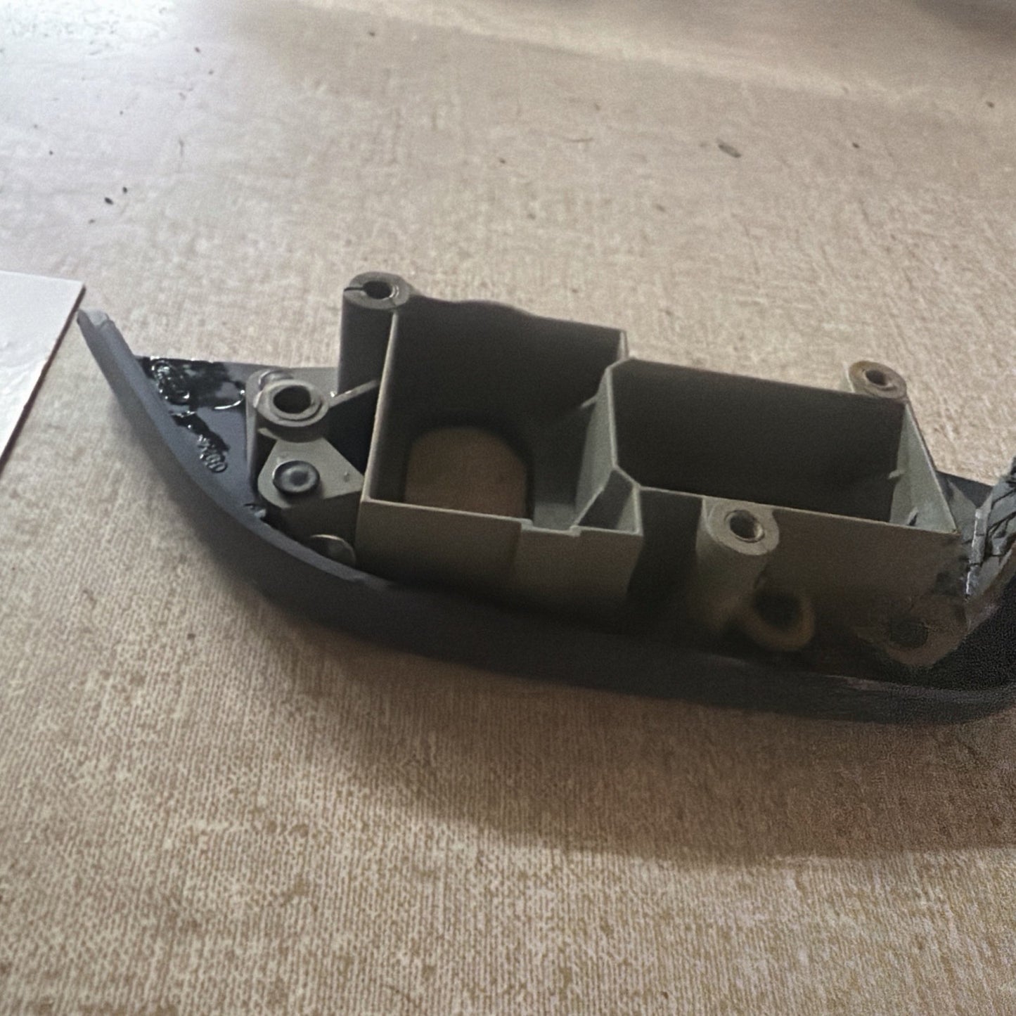 92-96 Bronco F150 F250 F350 OBS DOOR FRONT PASSENGER  RH SIDE SWITCH BEZEL  OEM