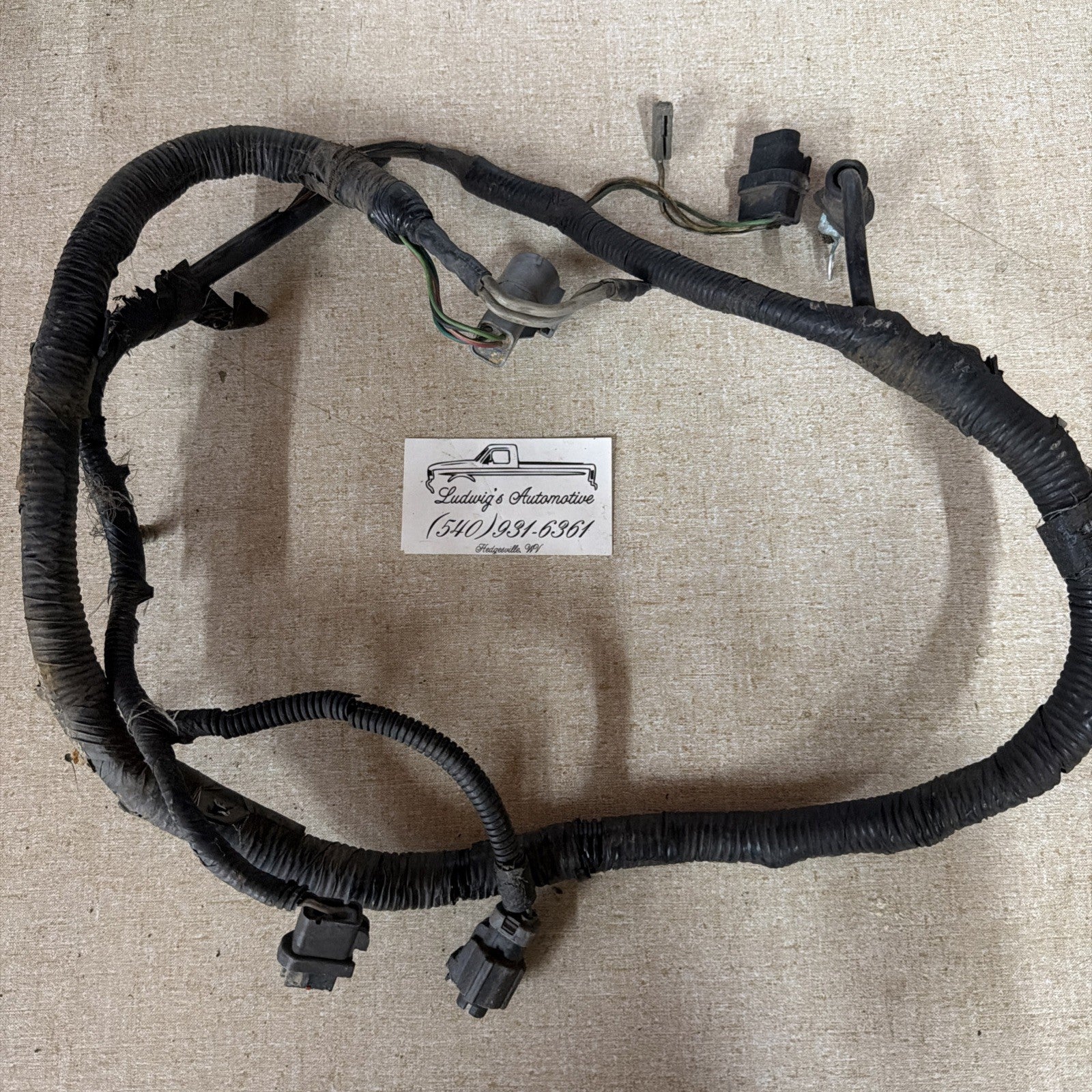 94.5-97 Ford F250 F350 7.3 Powerstroke Diesel Alternator A/C Wiring Harness OEM 