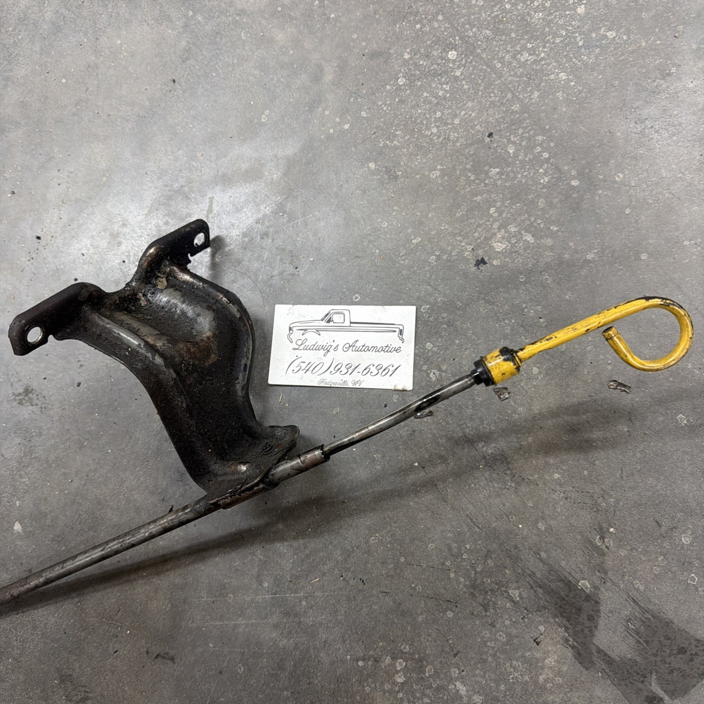 Ford F250 F350 6.9L 7.3L IDI Diesel Steel Dip Stick Tube & Oil Dipstick OEM