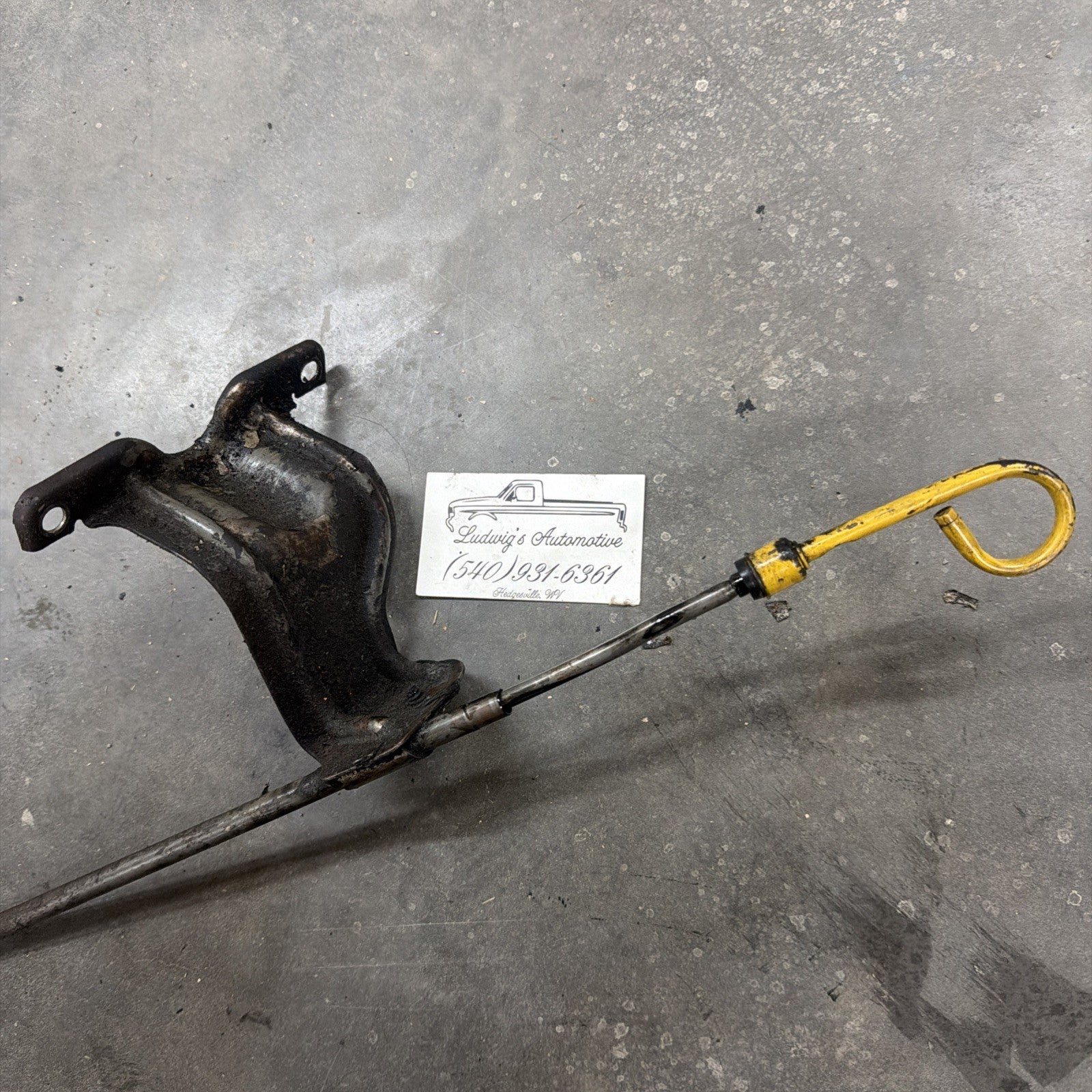 Ford F250 F350 6.9L 7.3L IDI Diesel Steel Dip Stick Tube & Oil Dipstick OEM